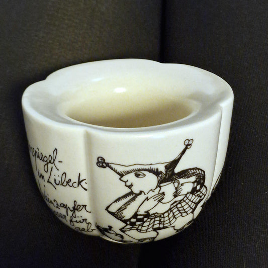 Tijl uilenspiegel - Bjorn Winnblad x Rosenthal studio-line - waxinelicht houder candle