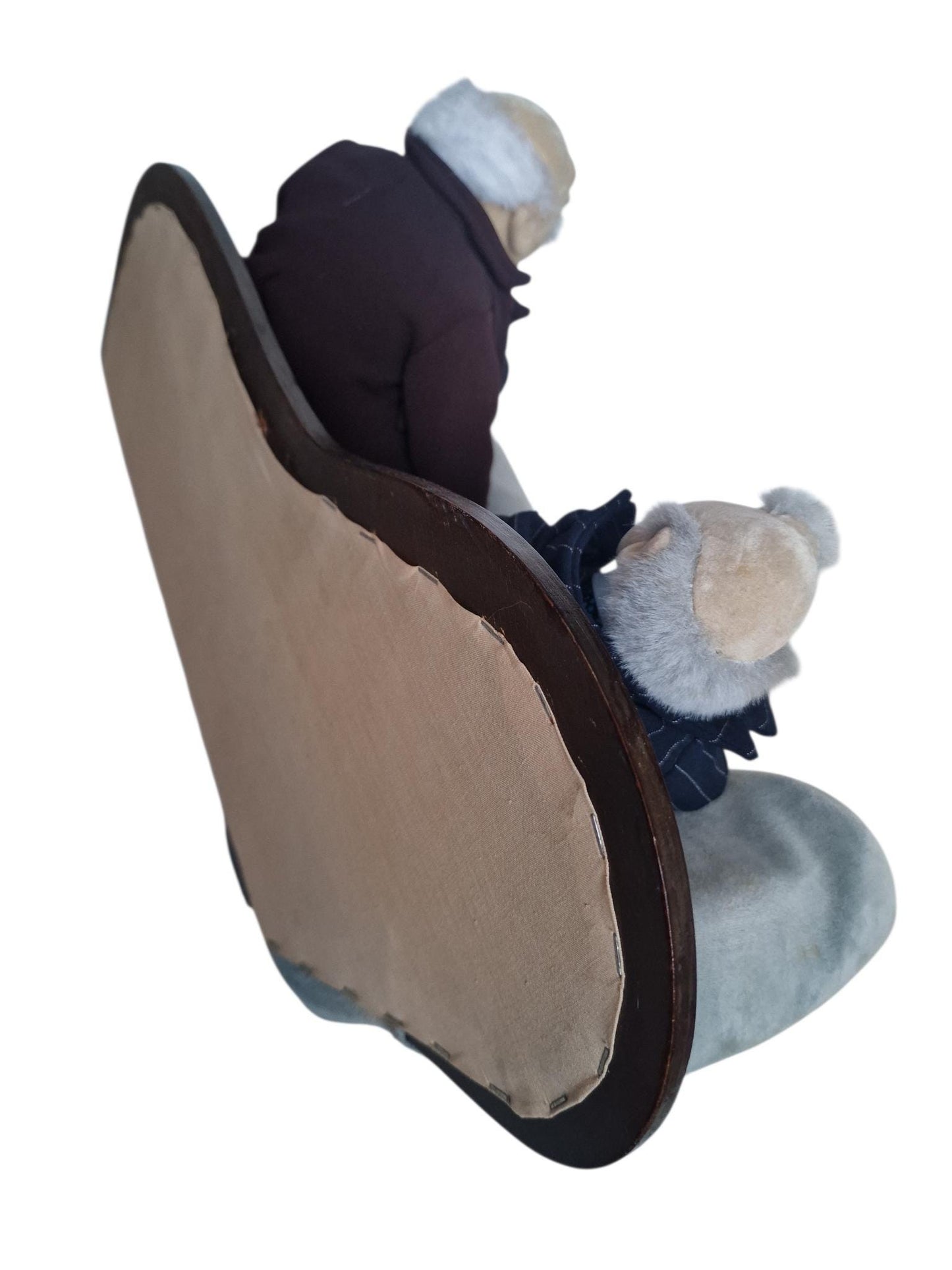 Waldorf and Statler Muppets, Velvet Sofa! Couch, Retired Collector's Item