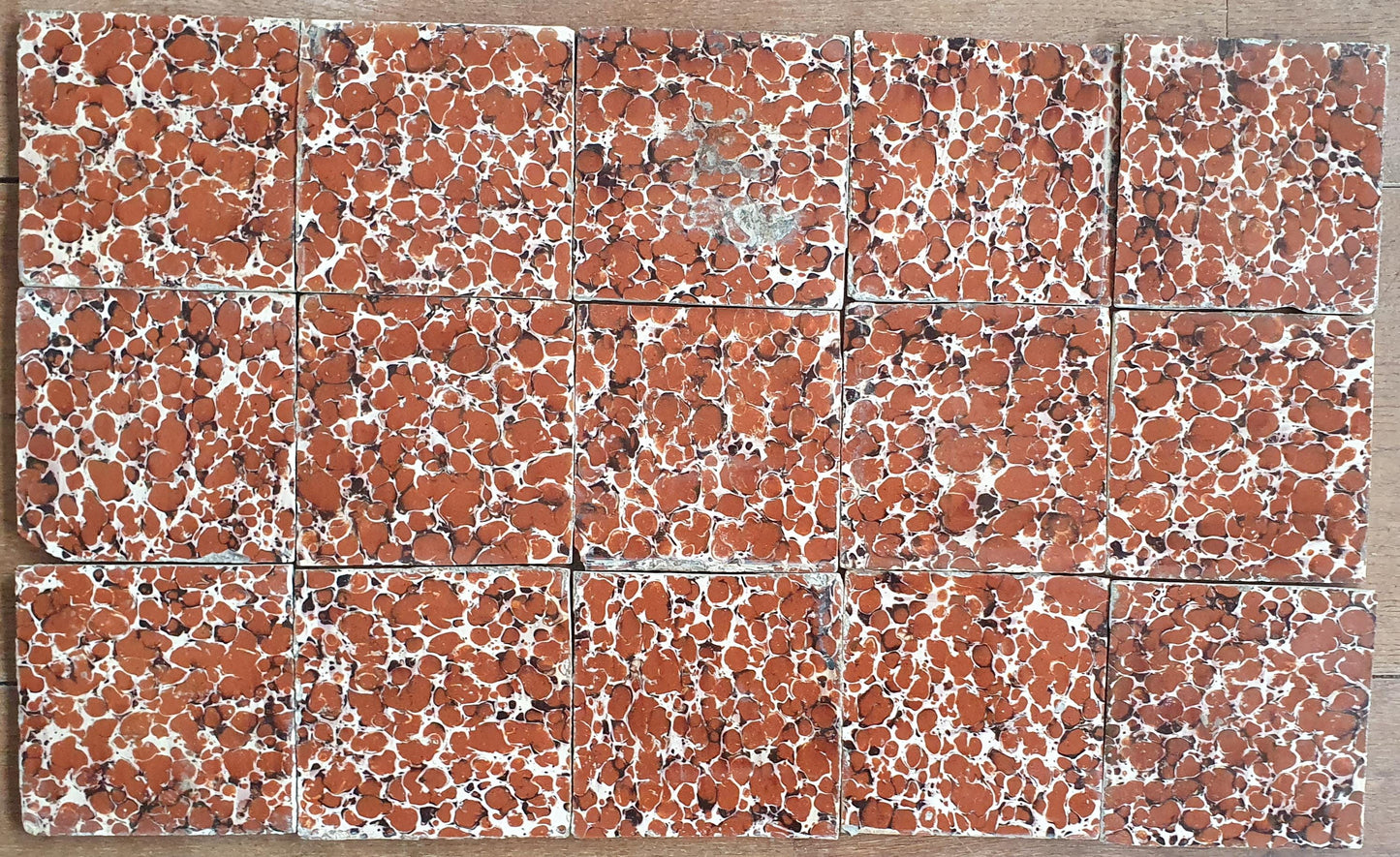 Antique Delft Tile Panel, 15 Dutch Tiles, 18th Century