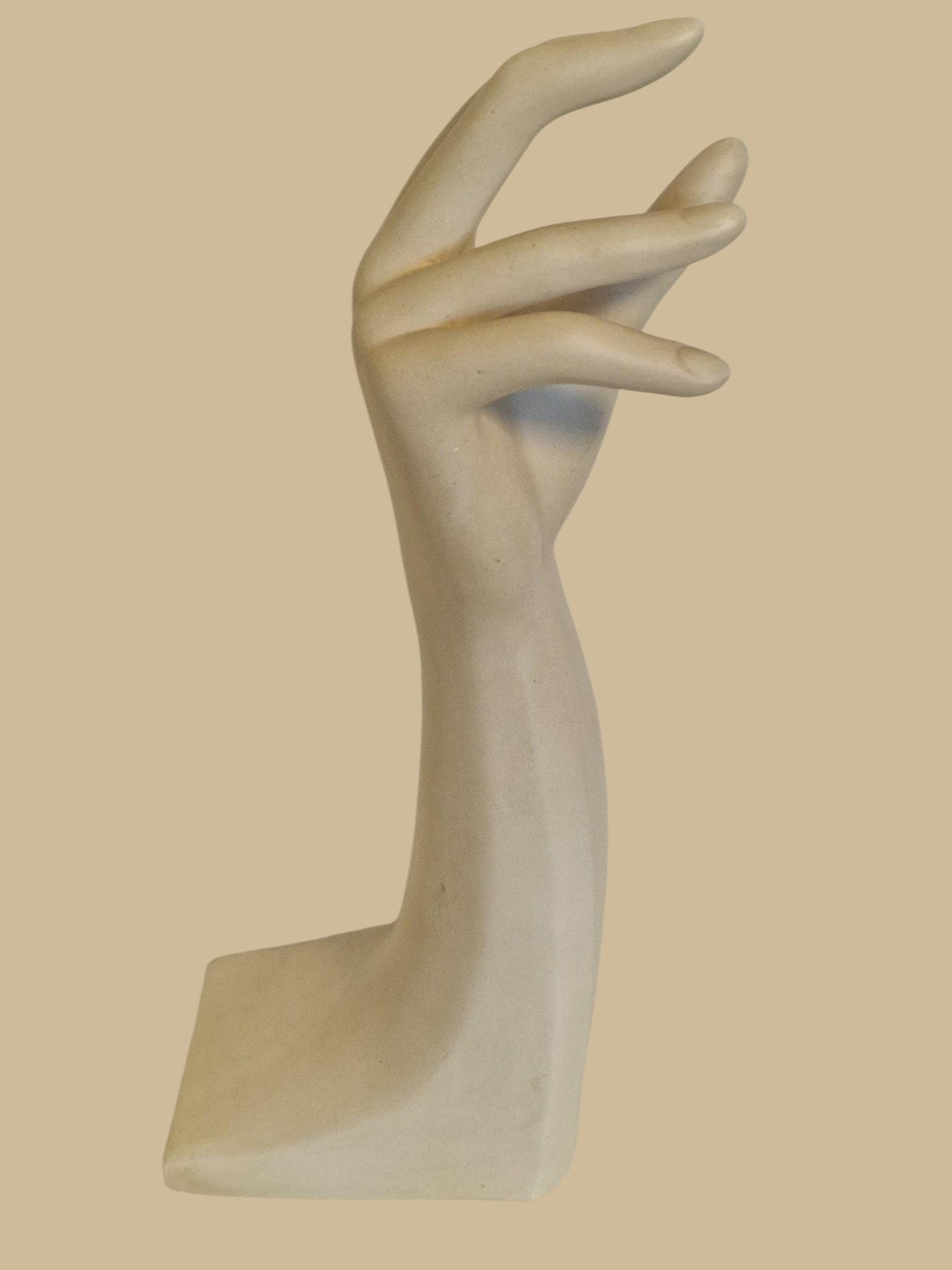 Large ceramic vintage mannquin hand