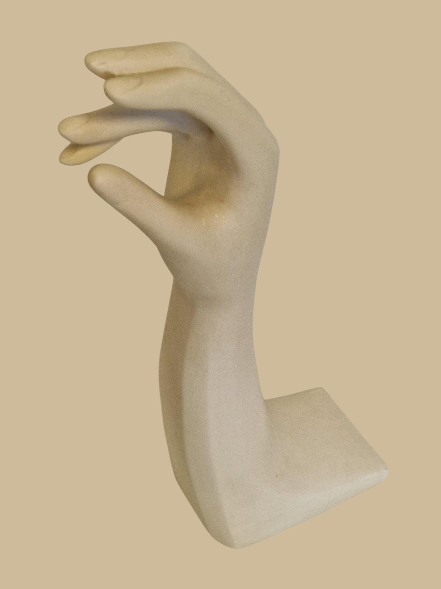 Large ceramic vintage mannquin hand