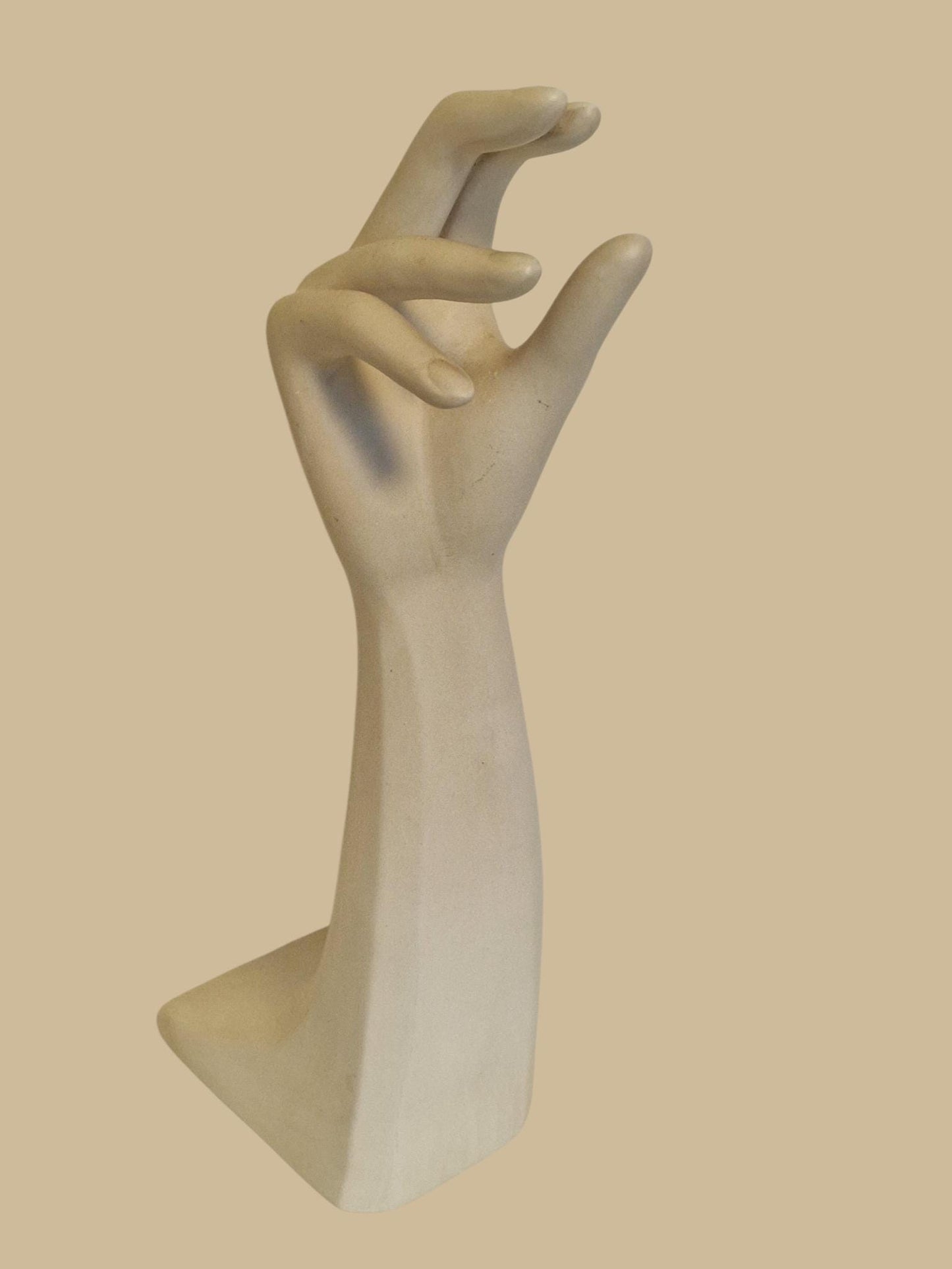 Large ceramic vintage mannquin hand