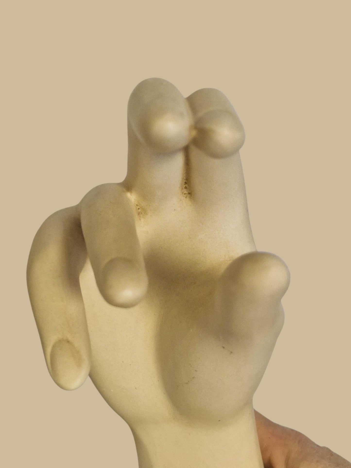 Large ceramic vintage mannquin hand