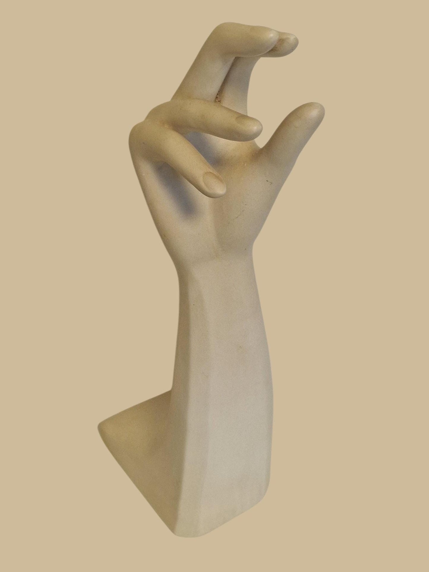 Large ceramic vintage mannquin hand