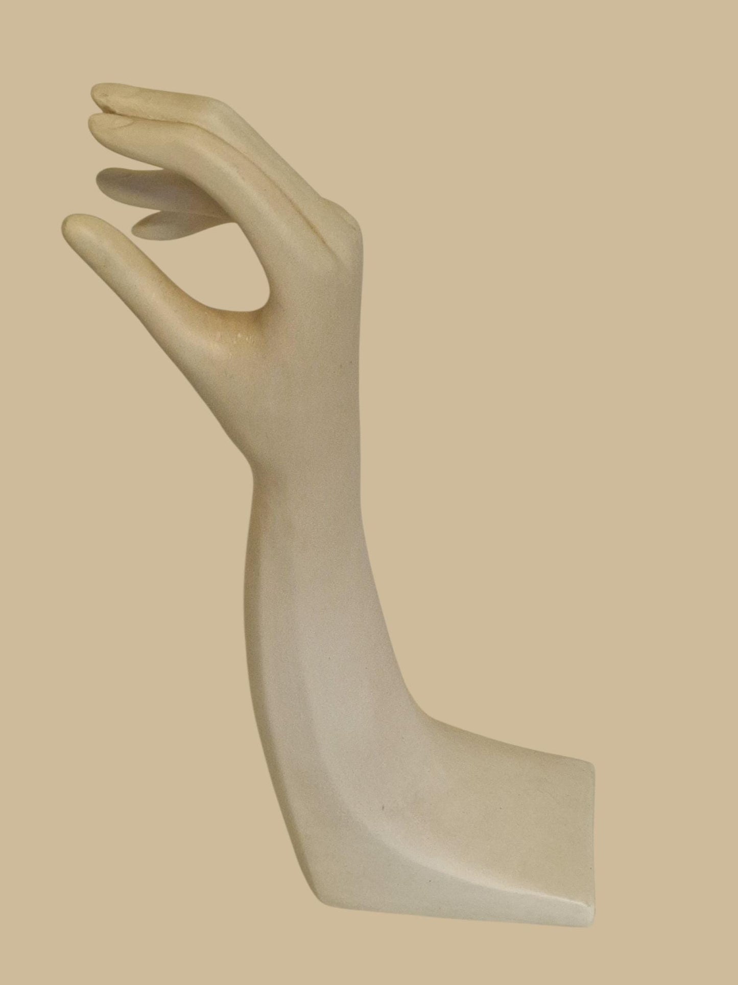 Large ceramic vintage mannquin hand