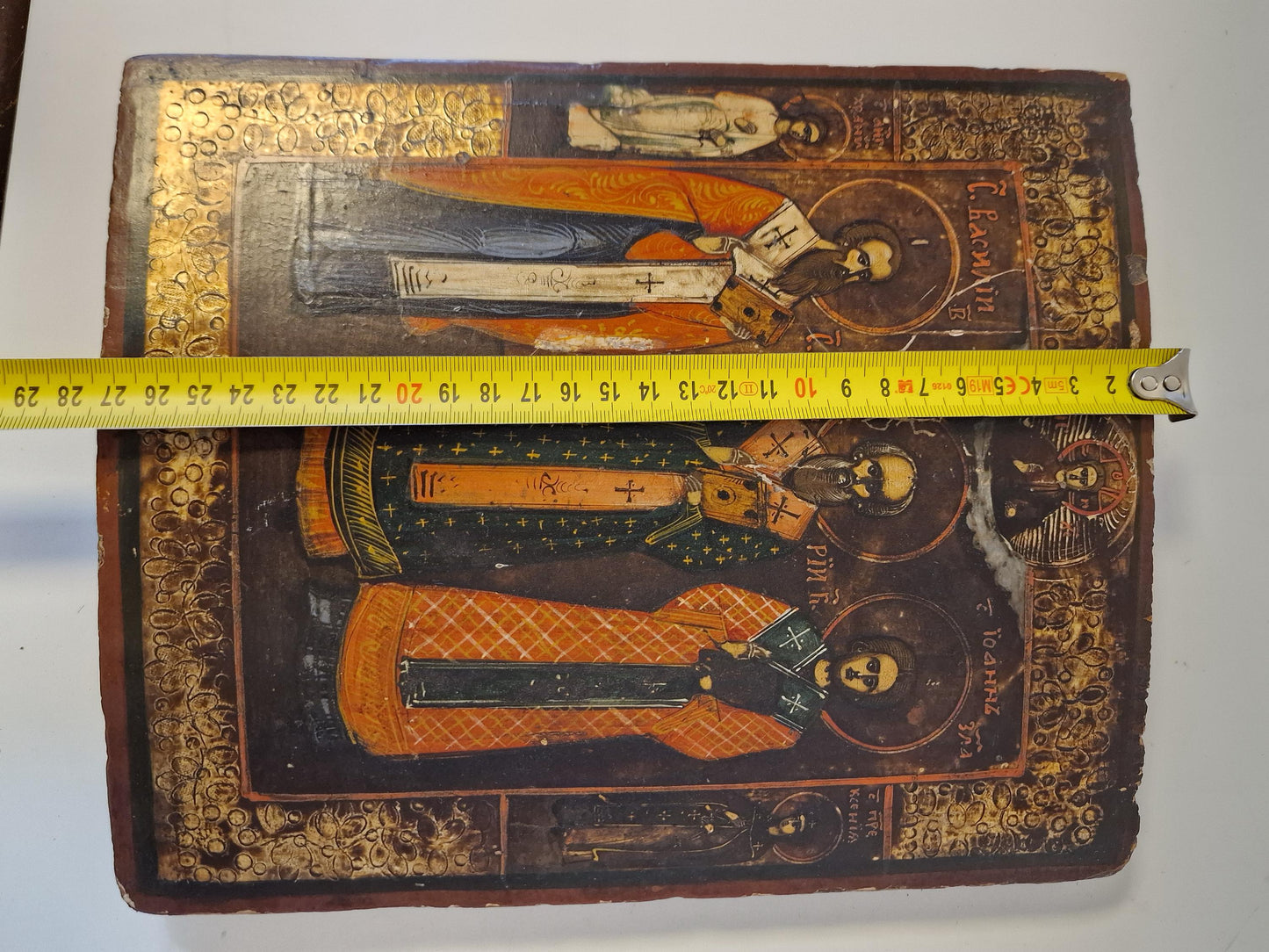 19th Century Russian Orthodox Icon - The Three Holy Hierarchs