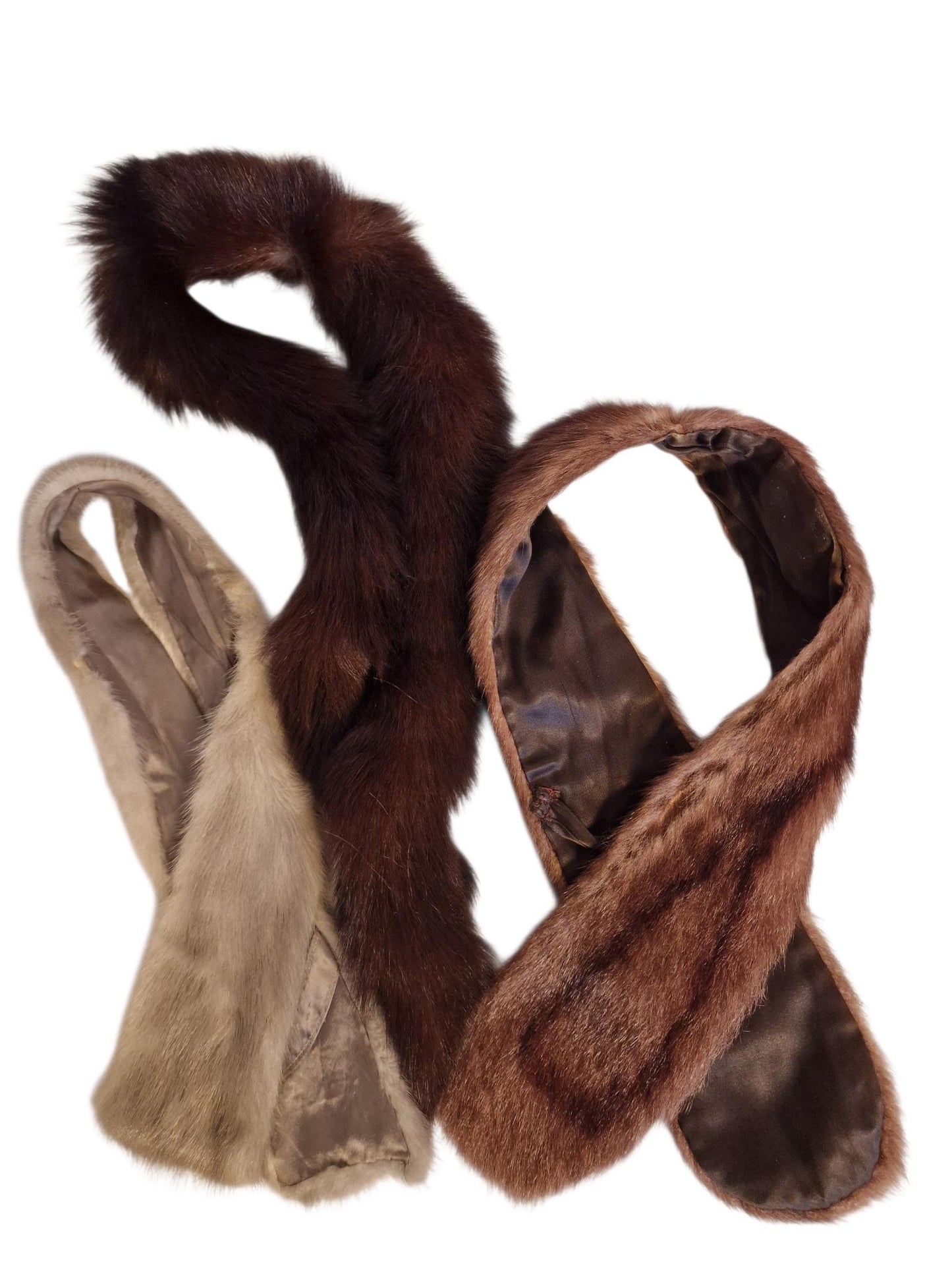 Vintage Mink  Shawl Collar Scarf – Wrap