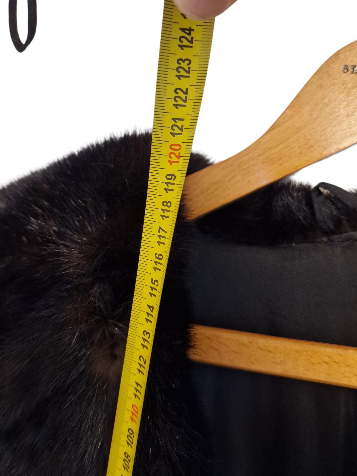 Vintage 1970s Mink Fur Coat, Dark Brown German Made Luxury Winter Coat, Women's L