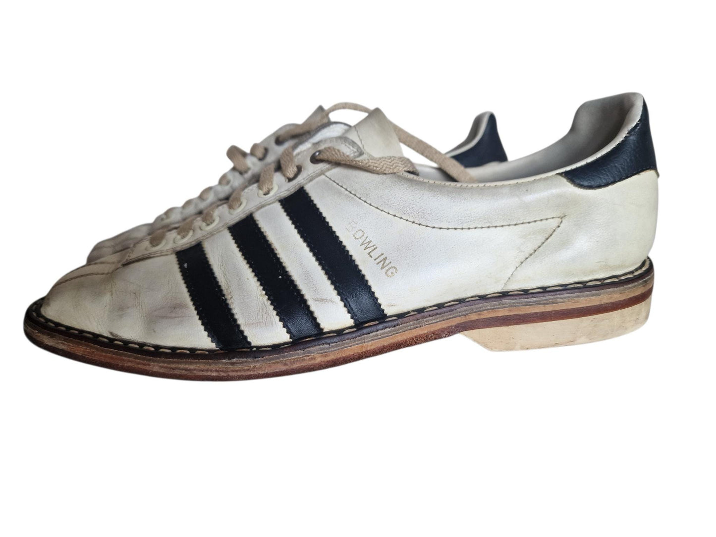 Vintage 70s Adidas Bowling Shoes, Yugoslavia Made, EU 42.5 / UK 8.5 / US 9