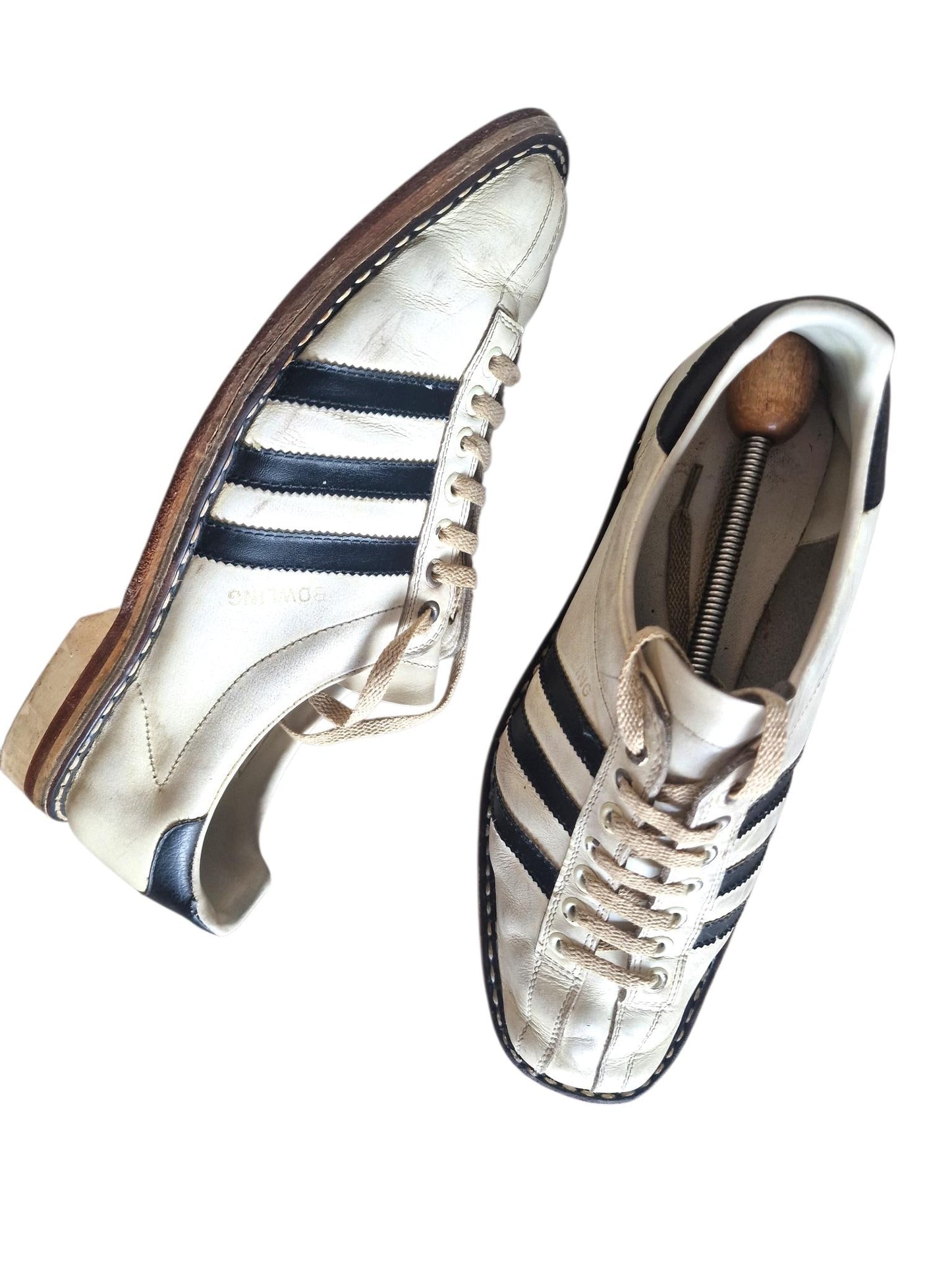 Vintage 70s Adidas Bowling Shoes, Yugoslavia Made, EU 42.5 / UK 8.5 / US 9