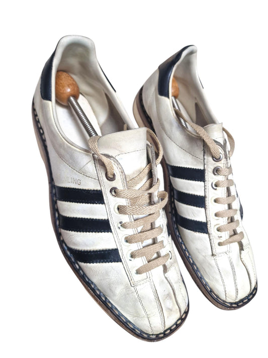 Vintage 70s Adidas Bowling Shoes, Yugoslavia Made, EU 42.5 / UK 8.5 / US 9