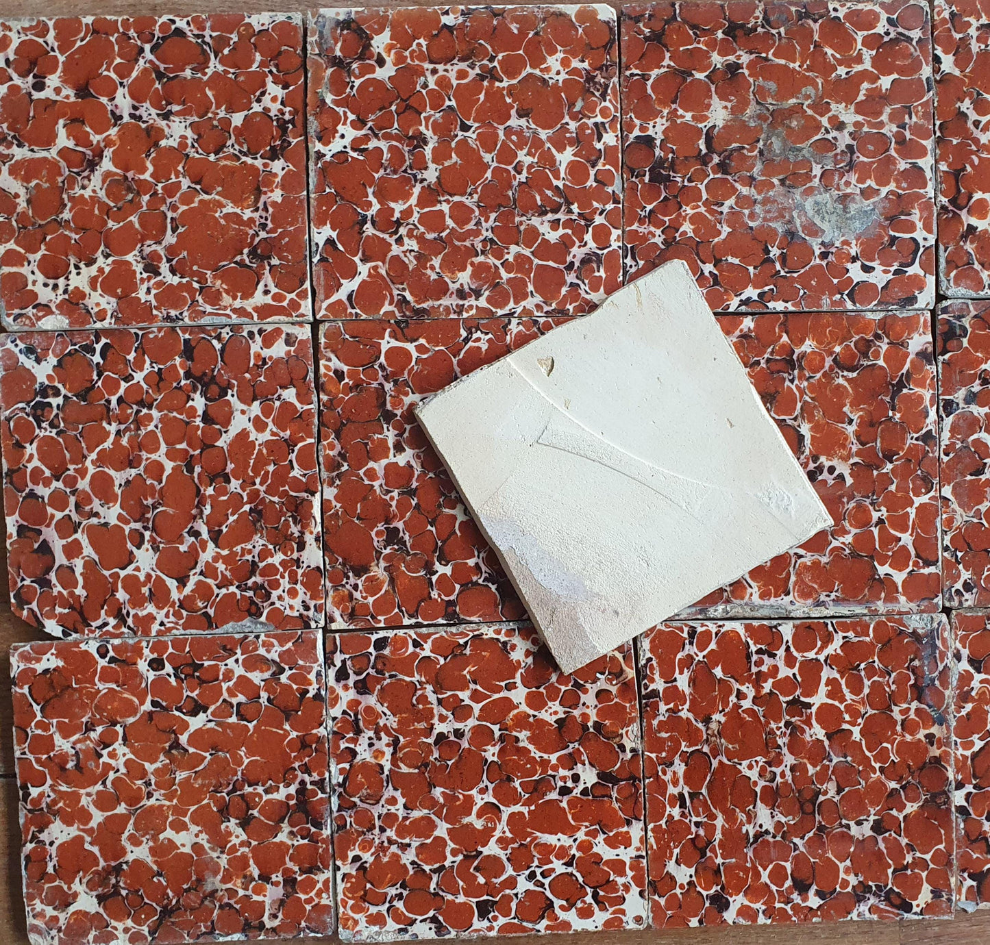 Antique Delft Tile Panel, 15 Dutch Tiles, 18th Century