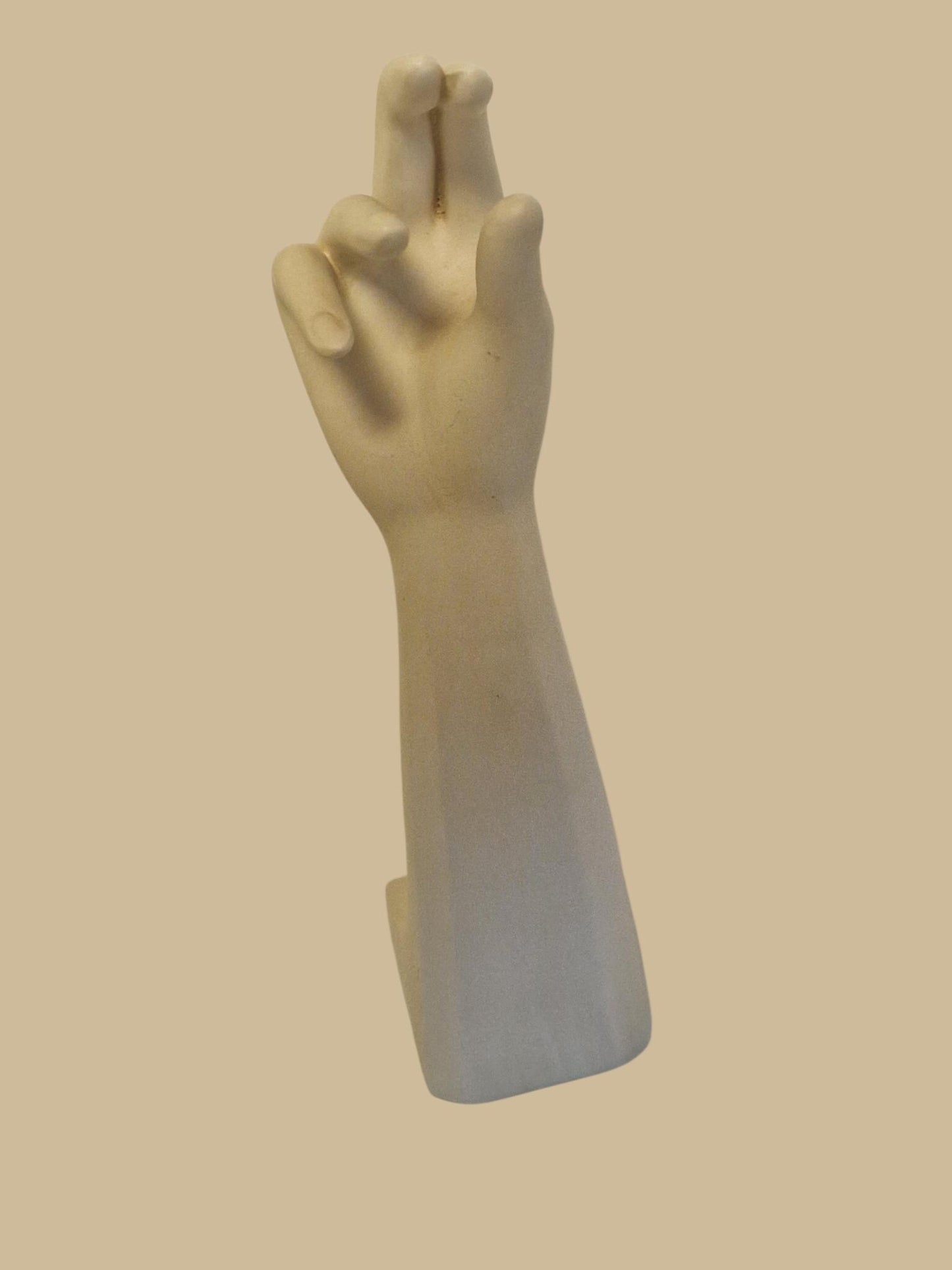 Large ceramic vintage mannquin hand