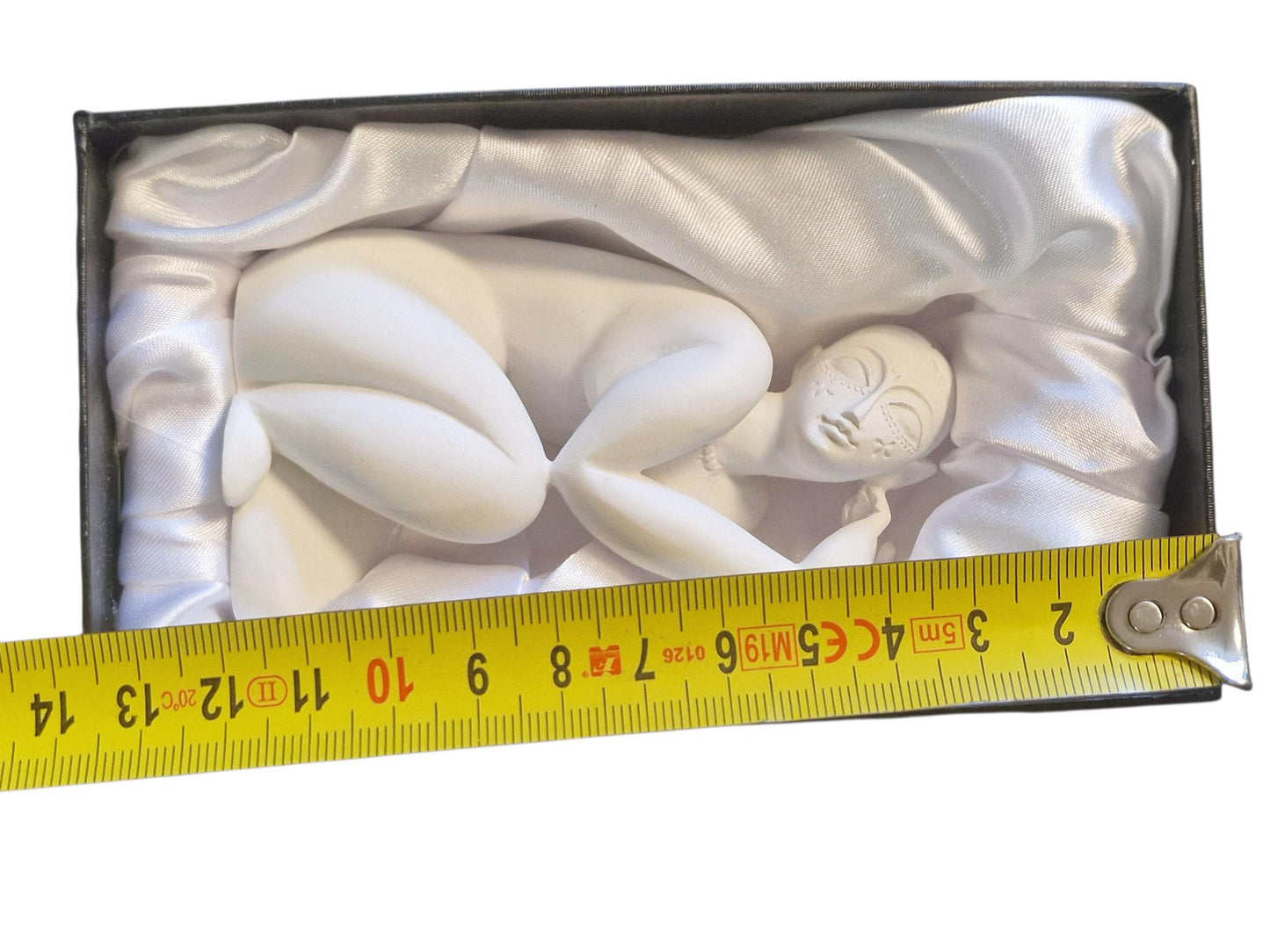 White Polystone Female Sculpture, Modern Italian Design Figure