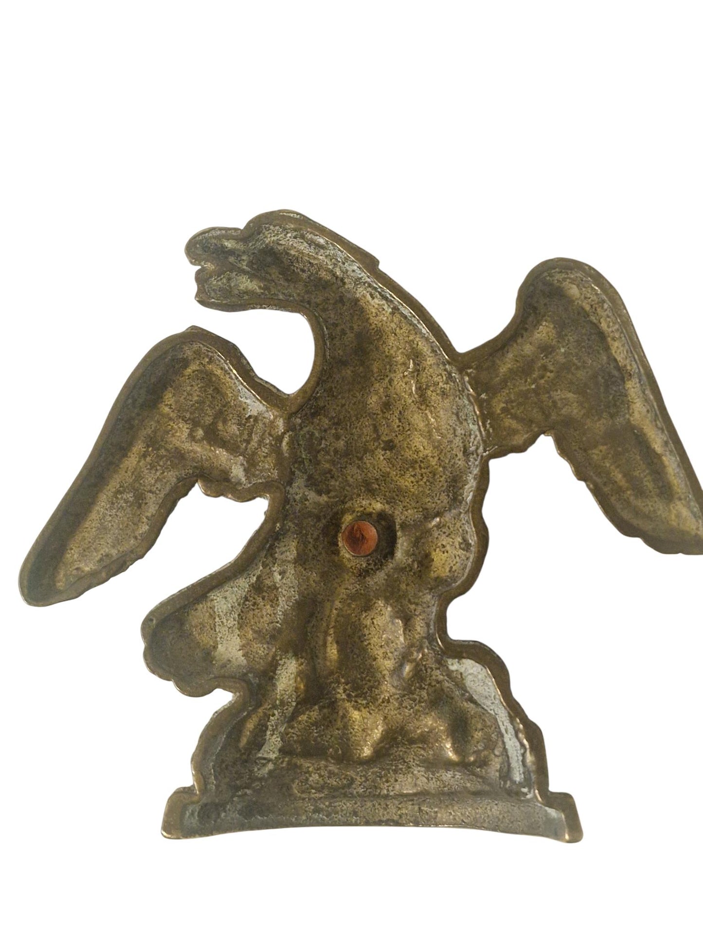 Doorstop phoenix adler old vintage brass doorstopper