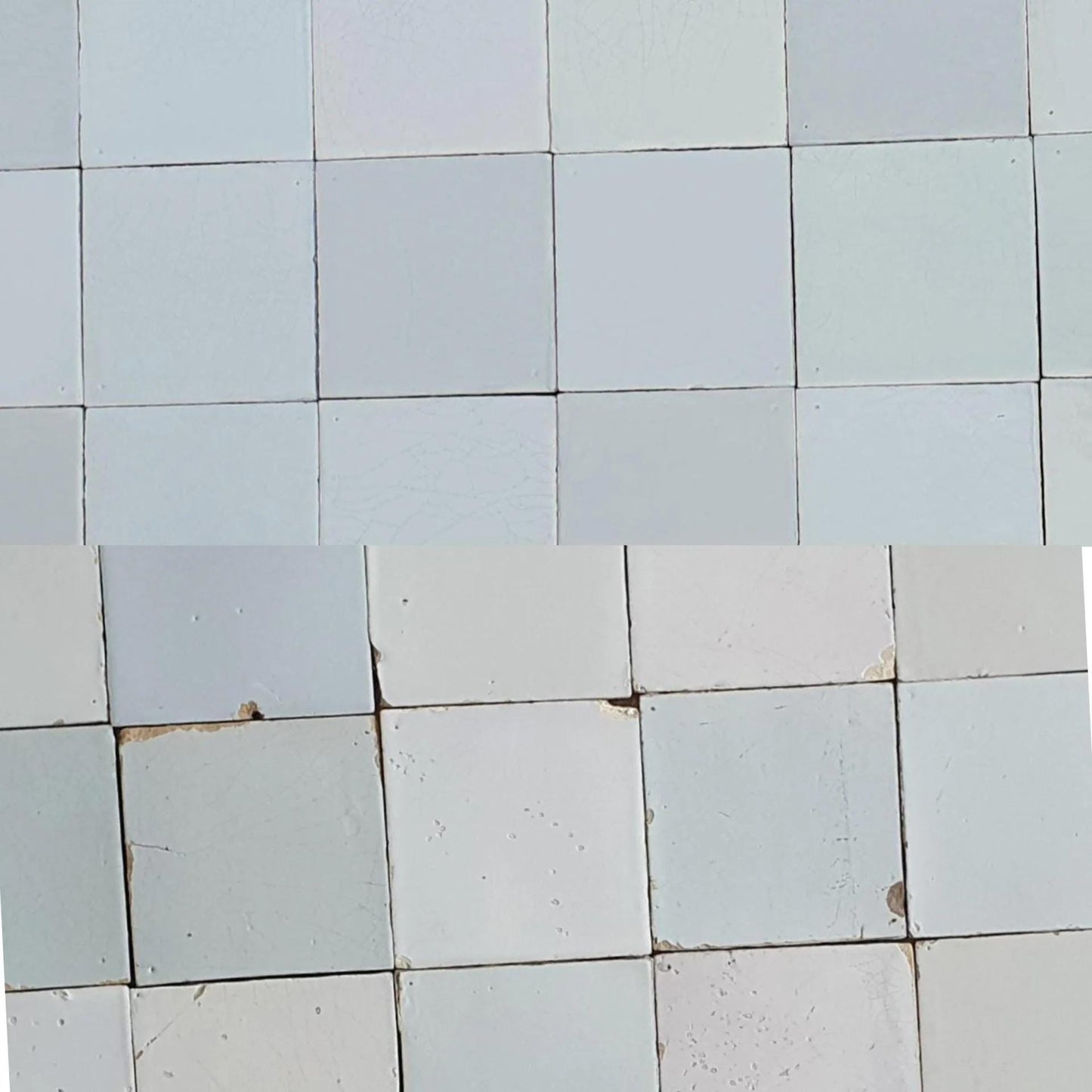 RESERVED Serena: Dutch Delft Tile Sample, 13x13 , 6 + 4 + 4