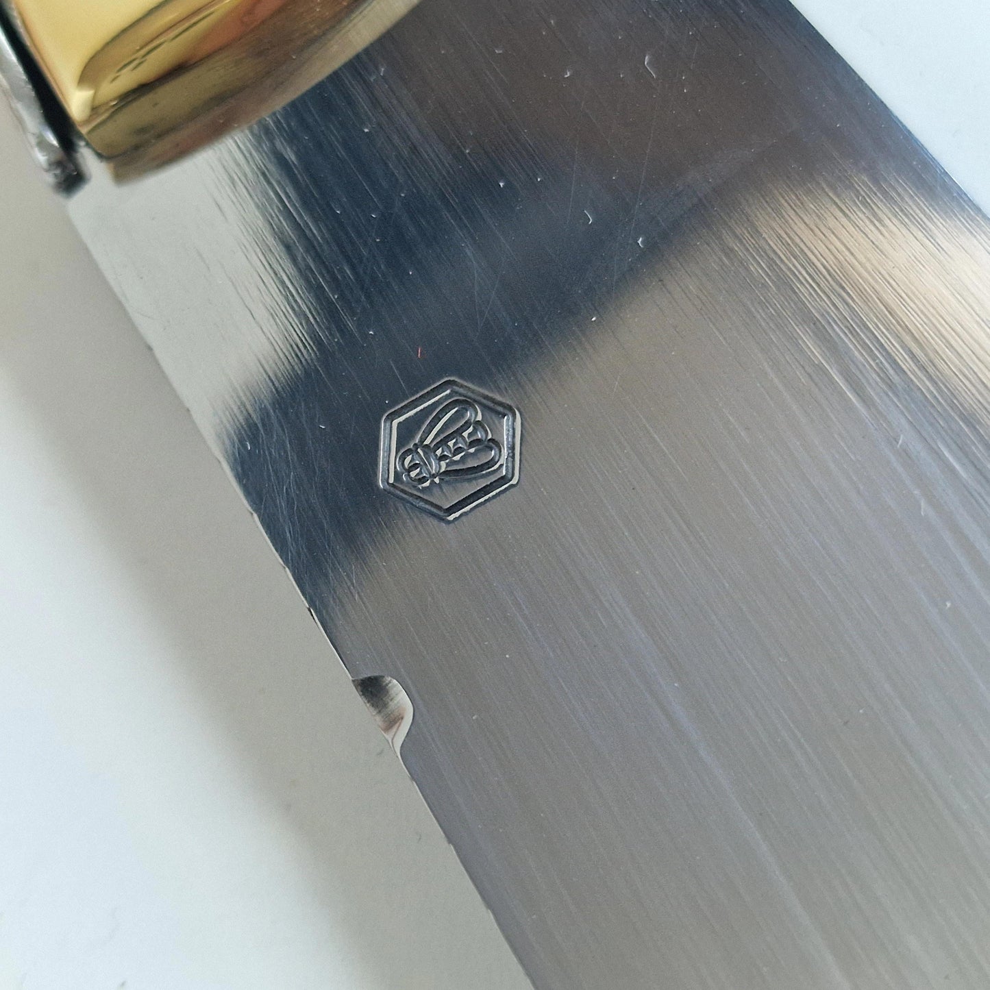 Vintage Laguiole Champagne Sabre with Wooden Box, Signed, Retired, sabrage sabreren bottle opener party luxury