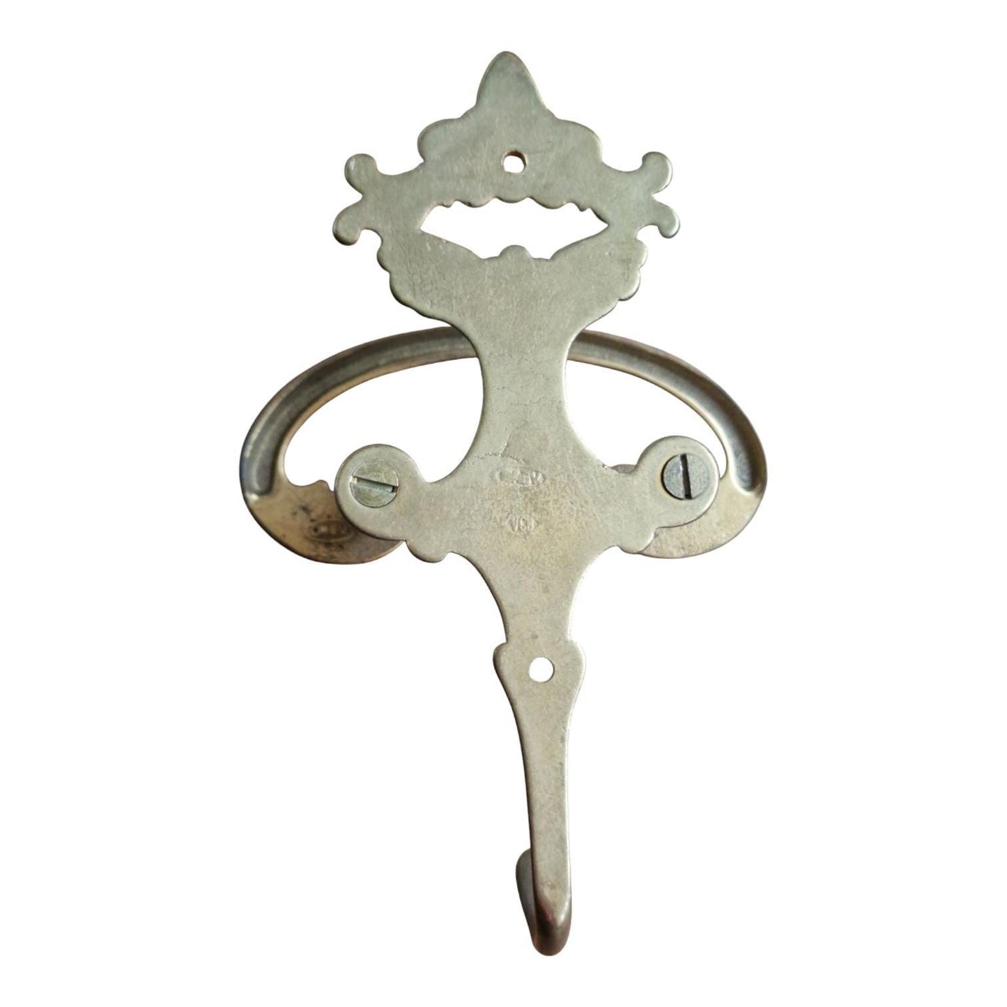 set of 6 Art Nouveau Copper Coat Hooks, Antique Arts Crafts Set of 6