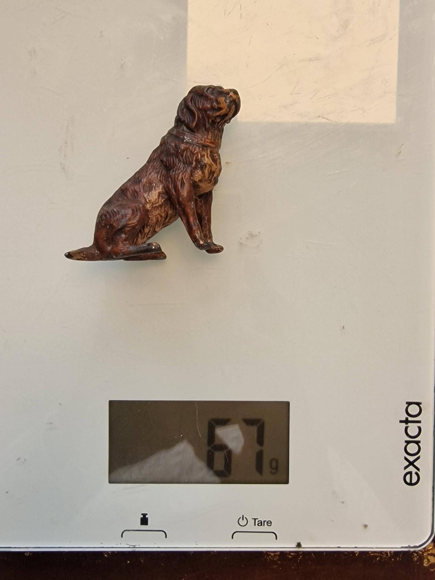 Vienna Bronze loyal Dog Austria circa 1900 Cold Painted Bronze, antique austrian figurine