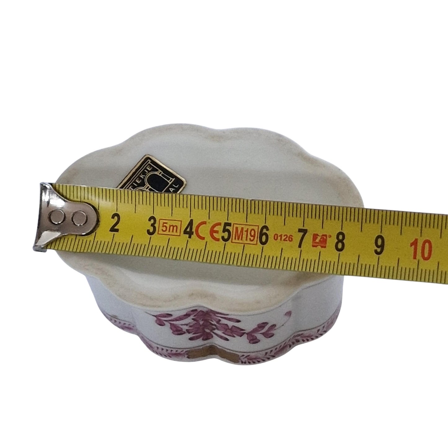 Herend Apponyi Red Floral Design toothpick holder