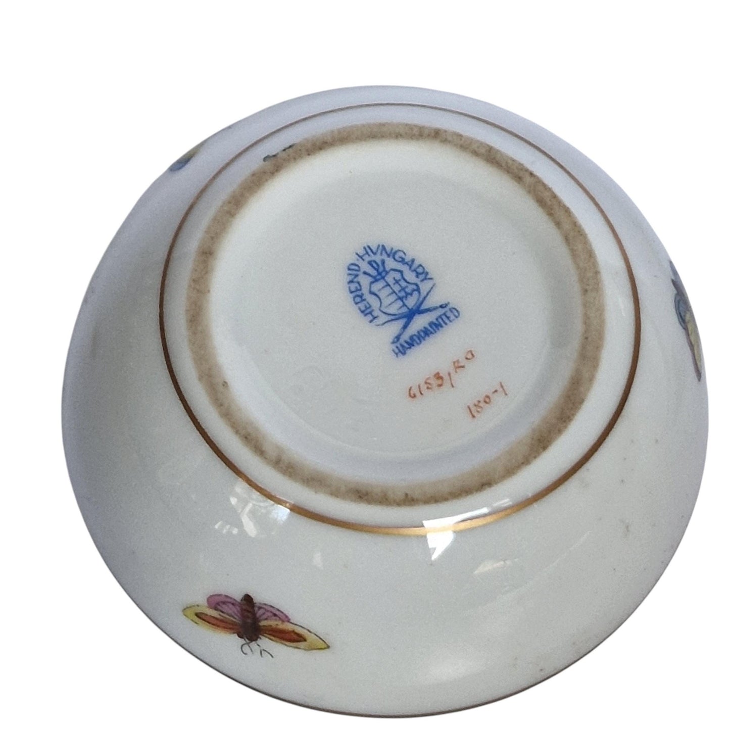 Herend Hungary Rotshield birds  lidded bowl chocolat presentation