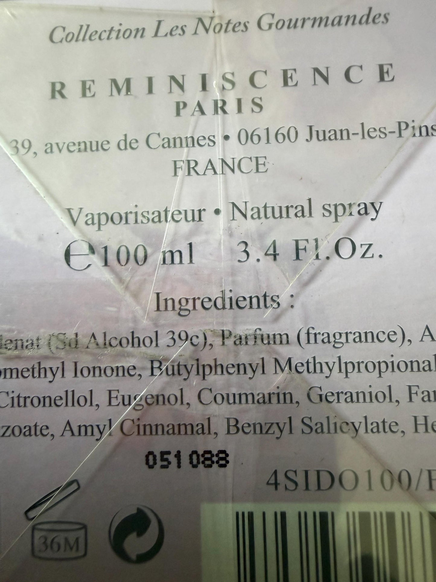 Si do reminiscence 100 ml edp gourmand retired