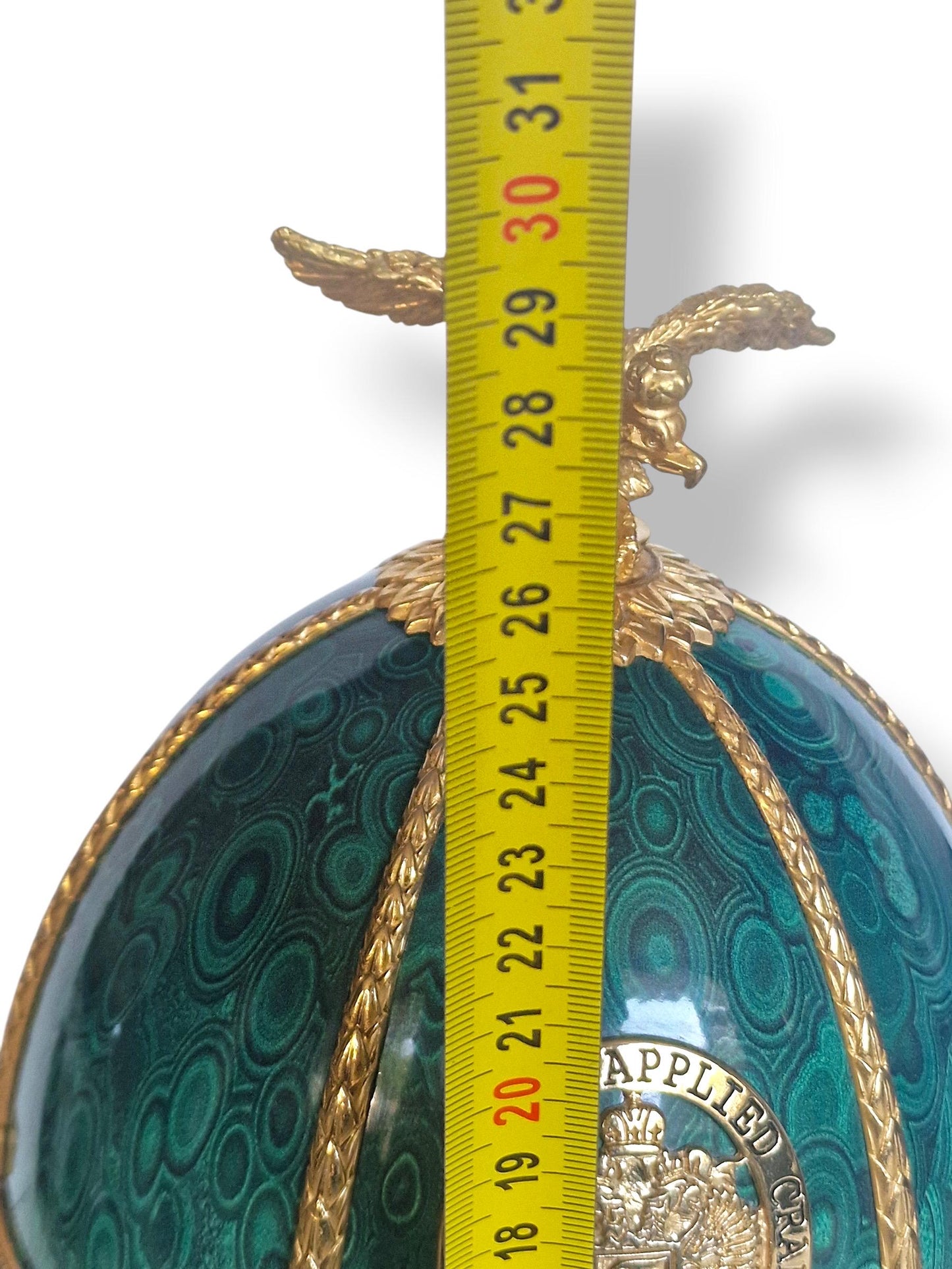 Faberge Egg, Imperial Collection liquer Decanter Set - Gold & Crystal, Limited Edition Fabergé emerald green