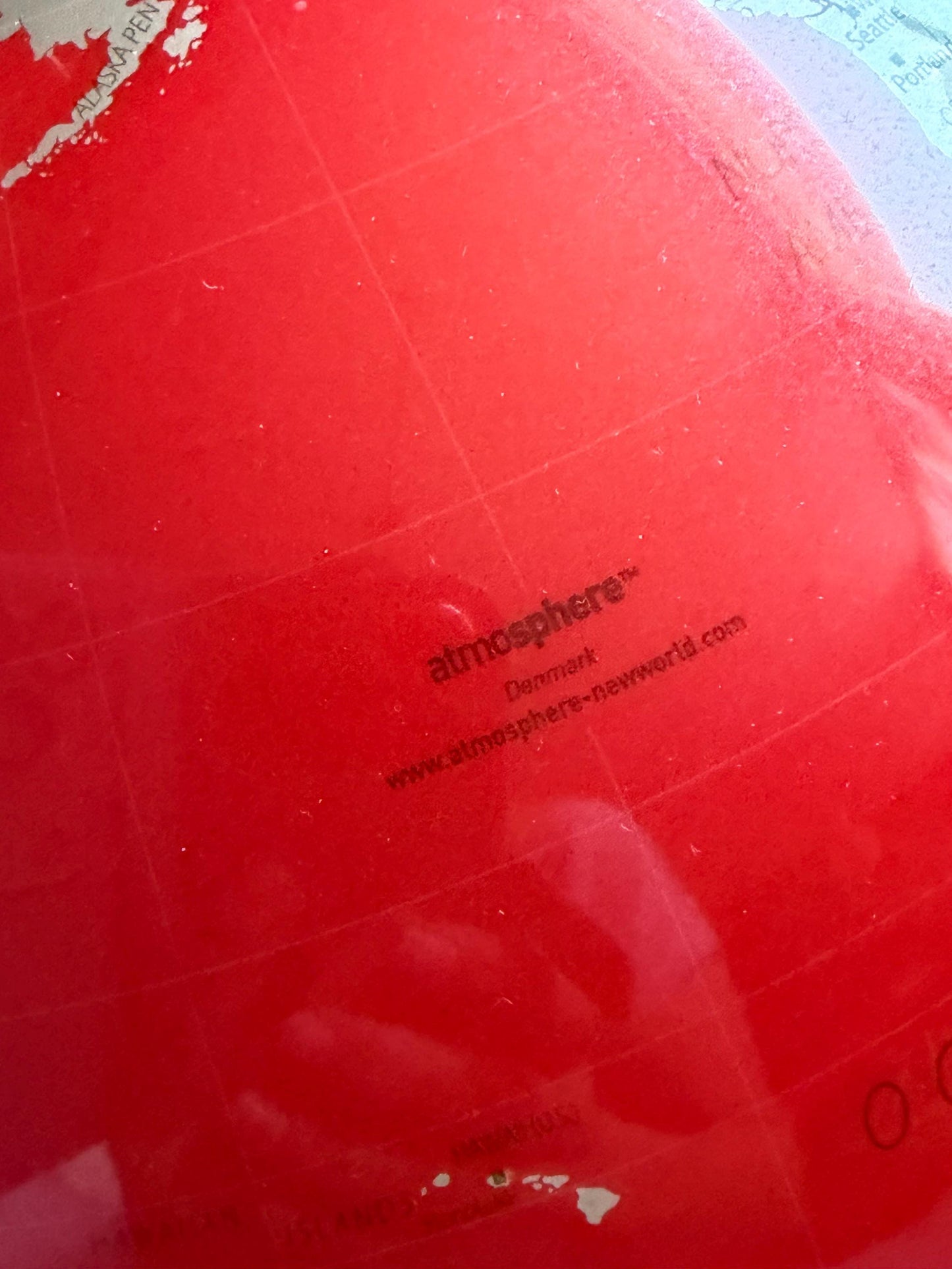 Atmosphere Full Circle Vision Red Design Globe