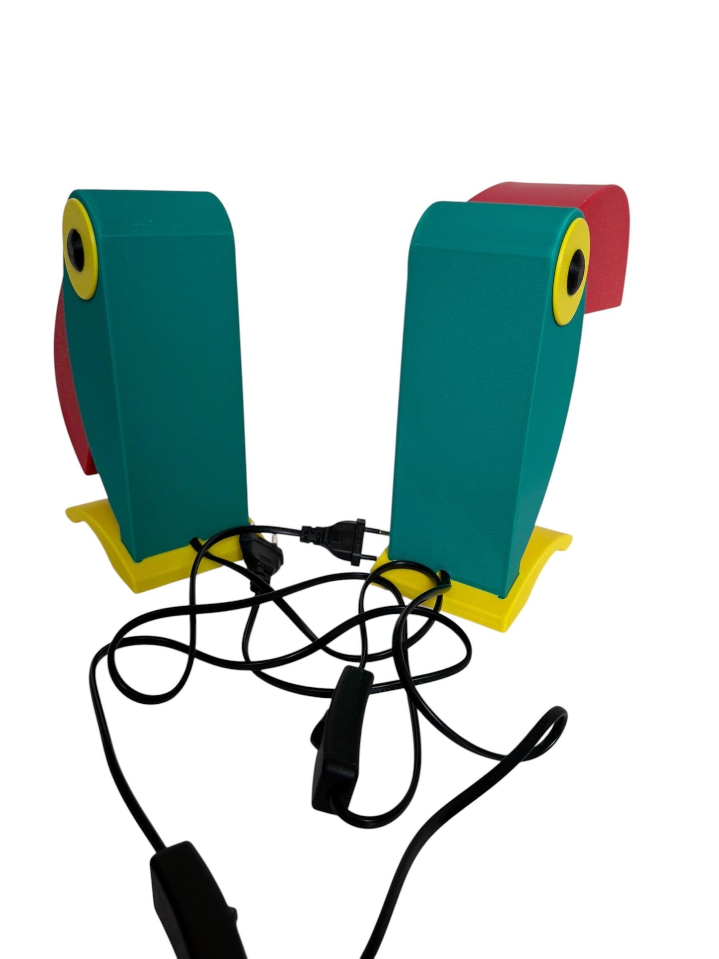 Toucan Desk Lamps, Italy, set 2 Memphis tablelamp designer bird desklamp tucan toekan table lamp bedside design child room playing nursery