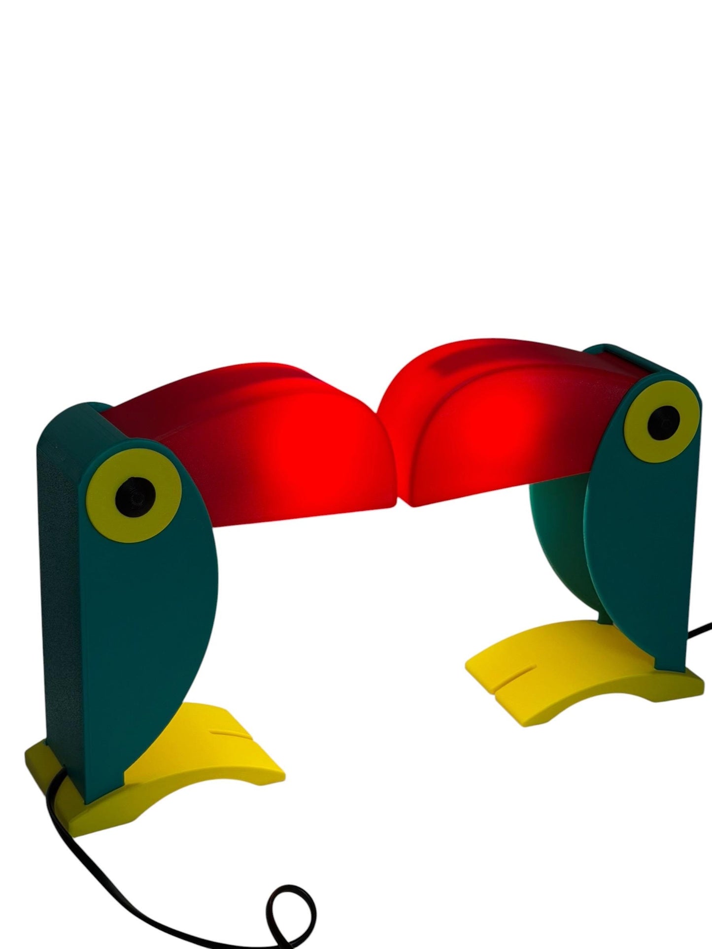 Toucan Desk Lamps, Italy, set 2 Memphis tablelamp designer bird desklamp tucan toekan table lamp bedside design child room playing nursery