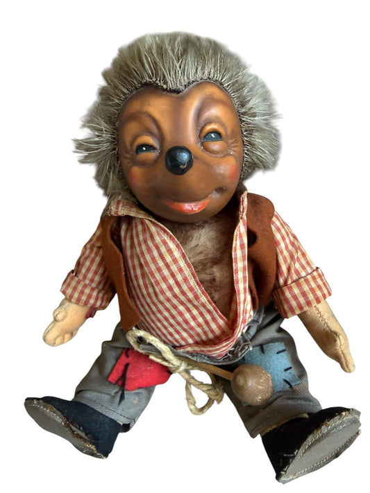 Steiff mecki micki vintage, hedgehog knuffel