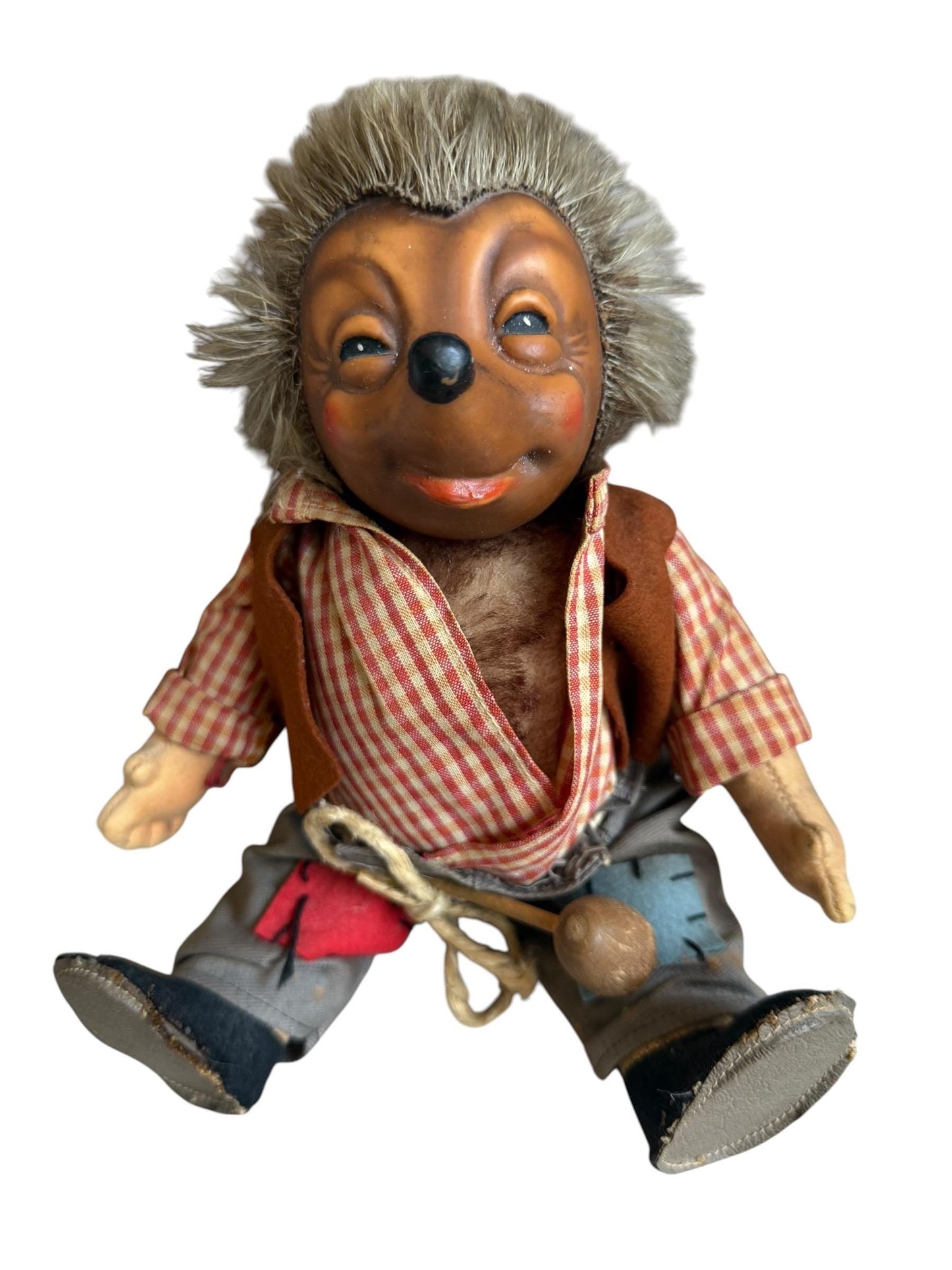 Steiff mecki micki vintage, hedgehog knuffel