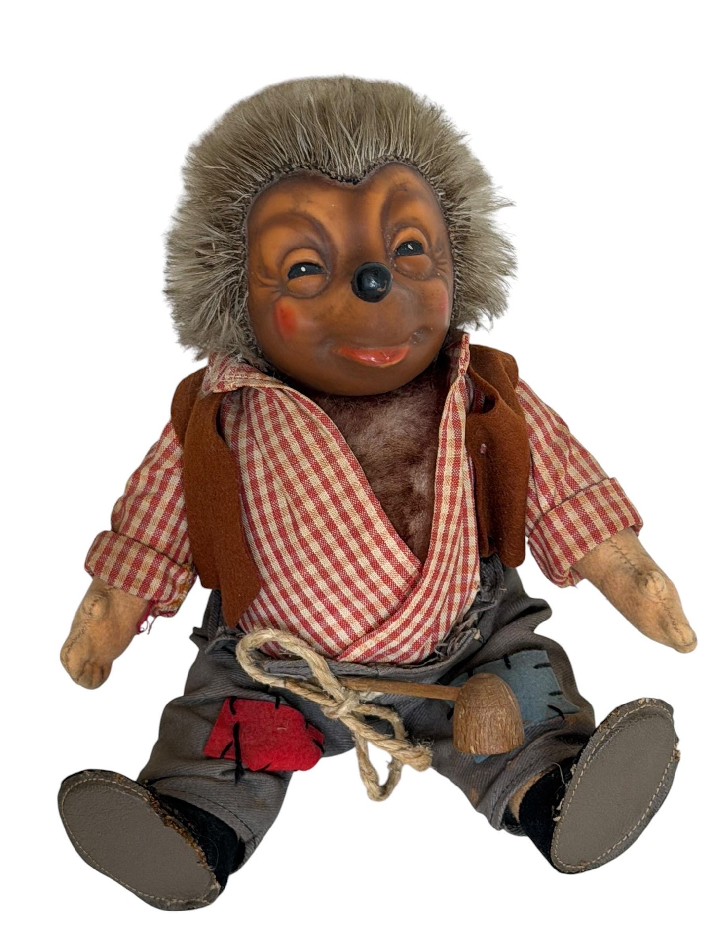 Steiff mecki micki vintage, hedgehog knuffel