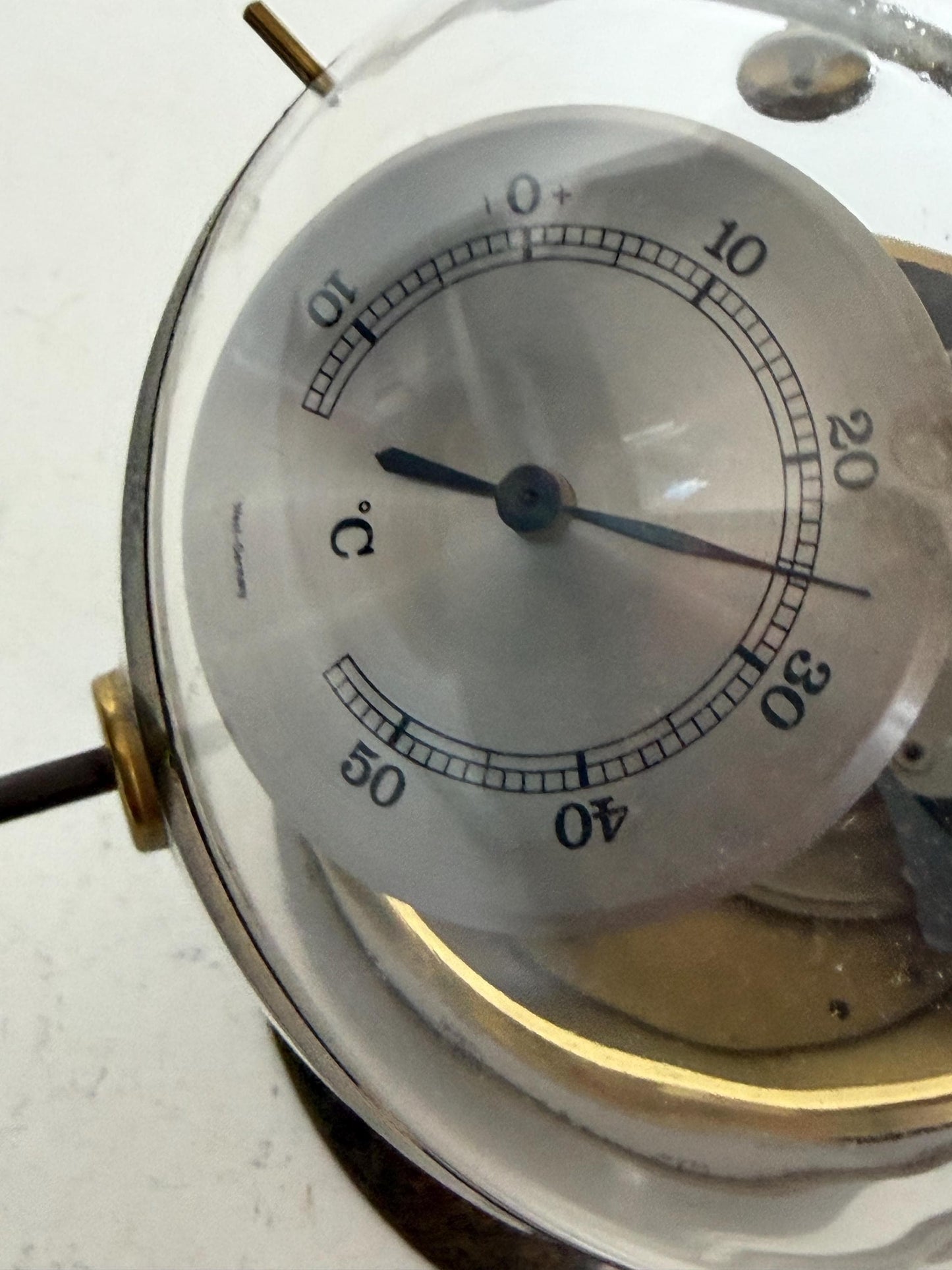 Weather station SPACE AGE SPUTNIK Mid Century German modernism 1950s design Barometer Thermometer Hygrometer design weatherstation, rare