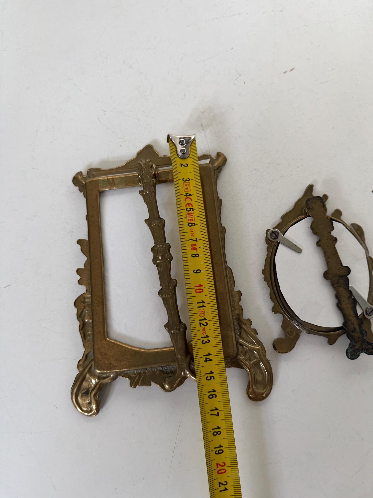 A set of 2 antique photo lists. habsburger antiques Austrian baroque photoframes. austria 19th, or small painting frames