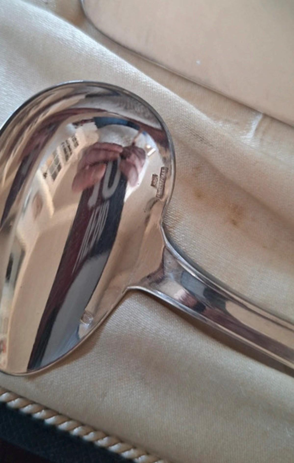 Vintage Christofle Silver Plated Baby Bowl and Spoon Set Original Presentation Box France Christening shower Gift nursery