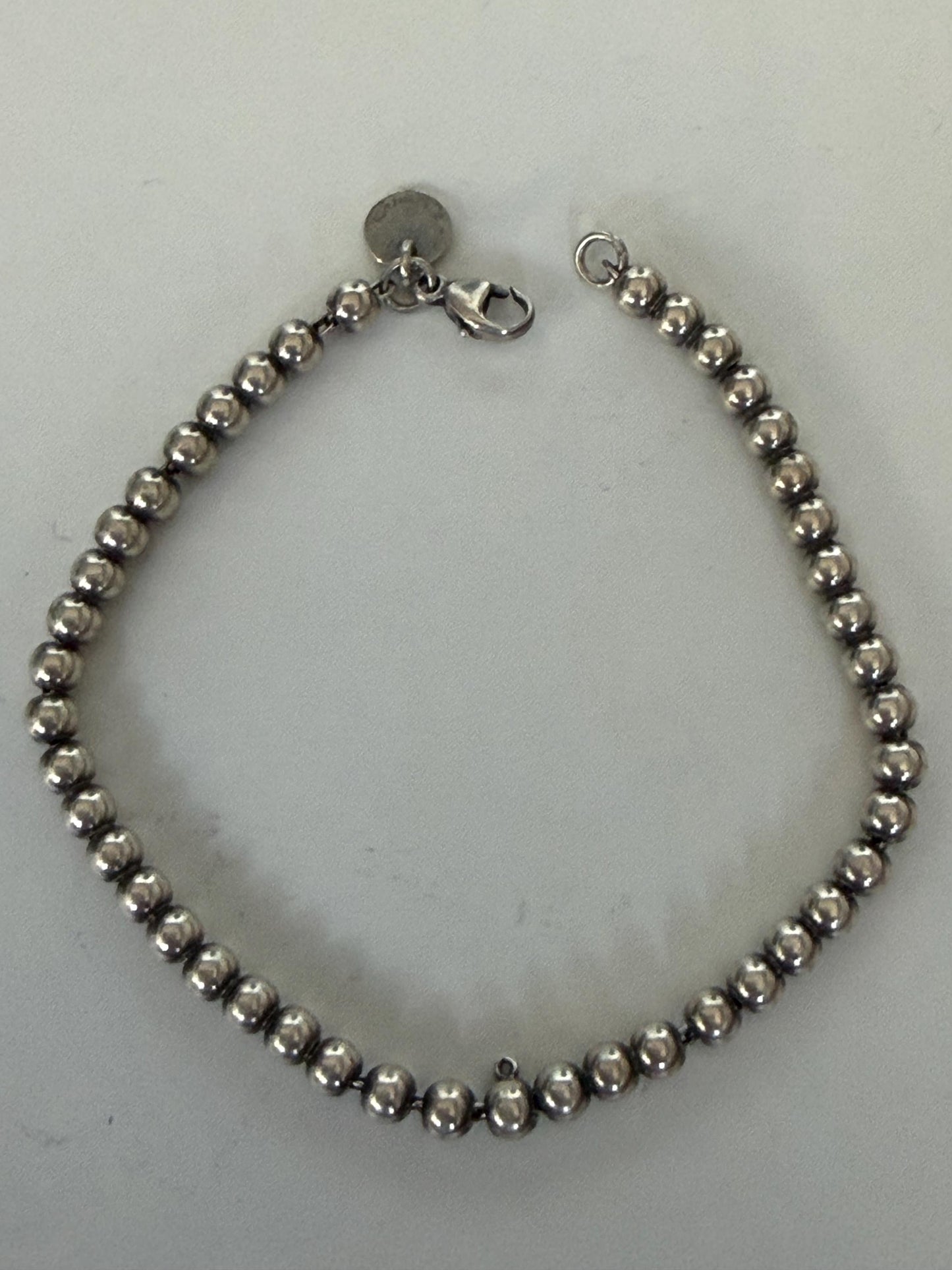 tiffany & co.  sterling silver bead bracelet plus decoratoive or christmas bird ornament, luxury jewelry new york