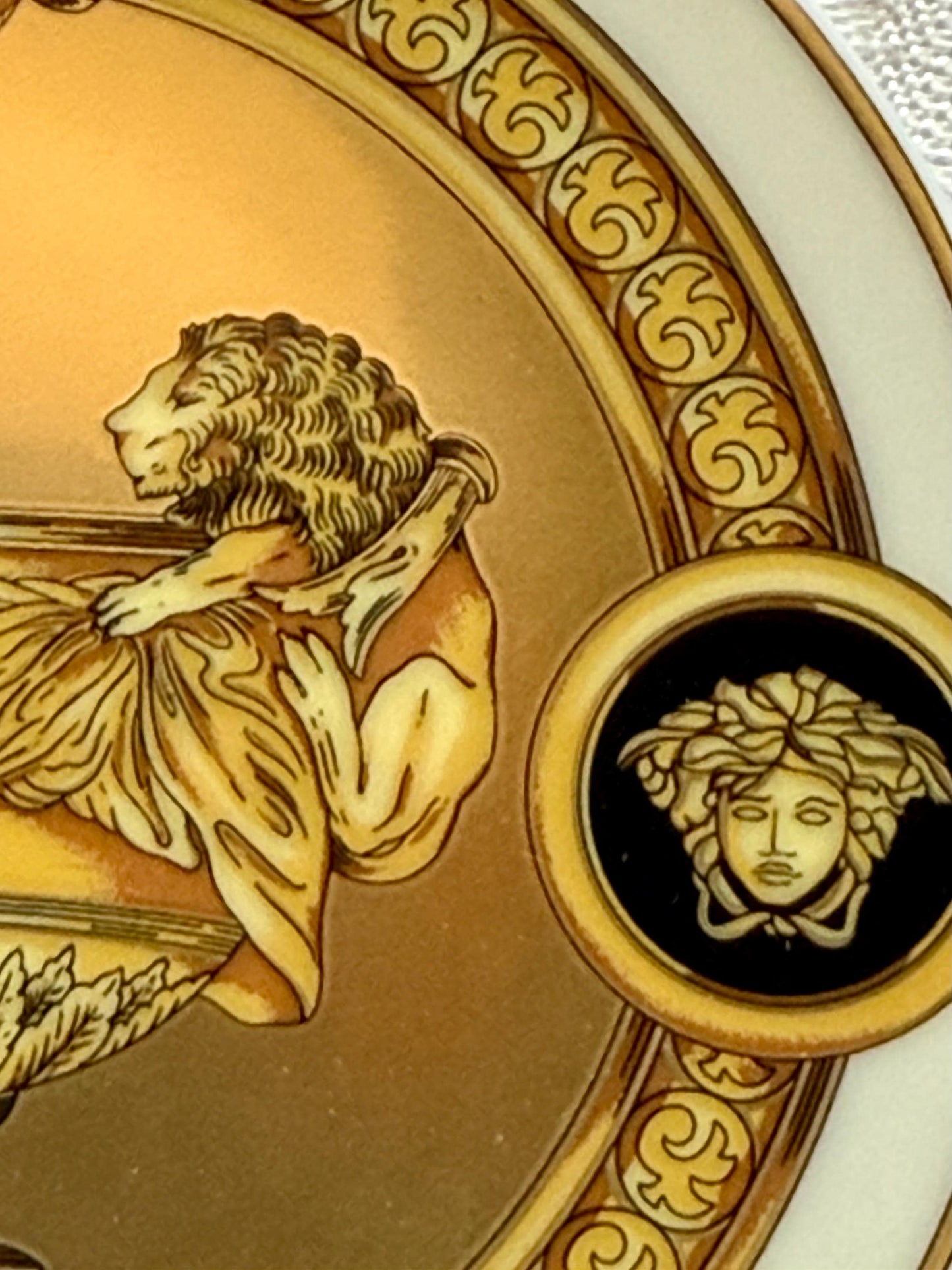 Versace x Rosenthal, Original Rosenthal for Versace porcelain tray from the “Prestige Gala” collection