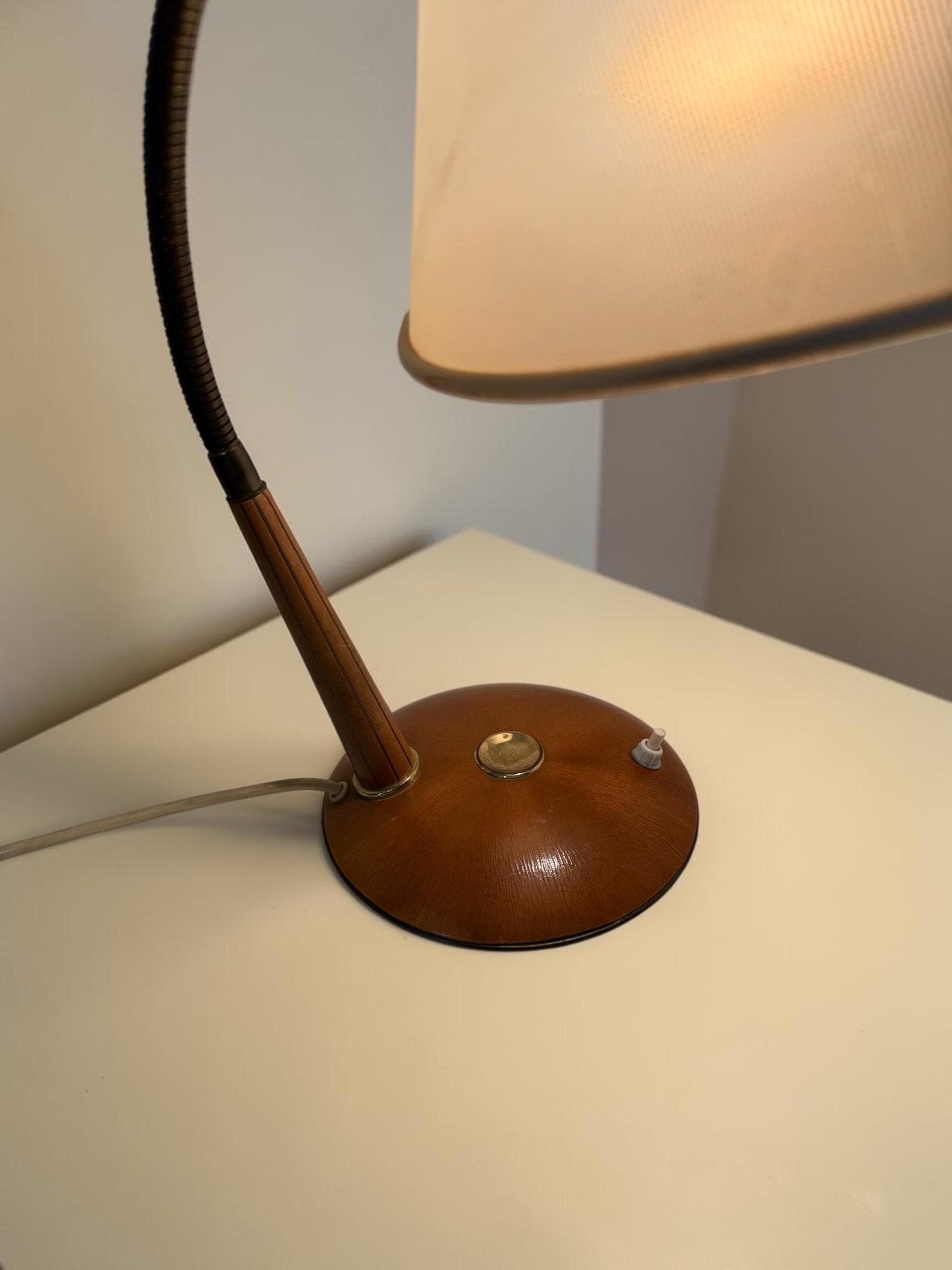 TEMDE Swiss Vintage 50s TableLamp, Mid-Century table desk Light luxury designer lamp