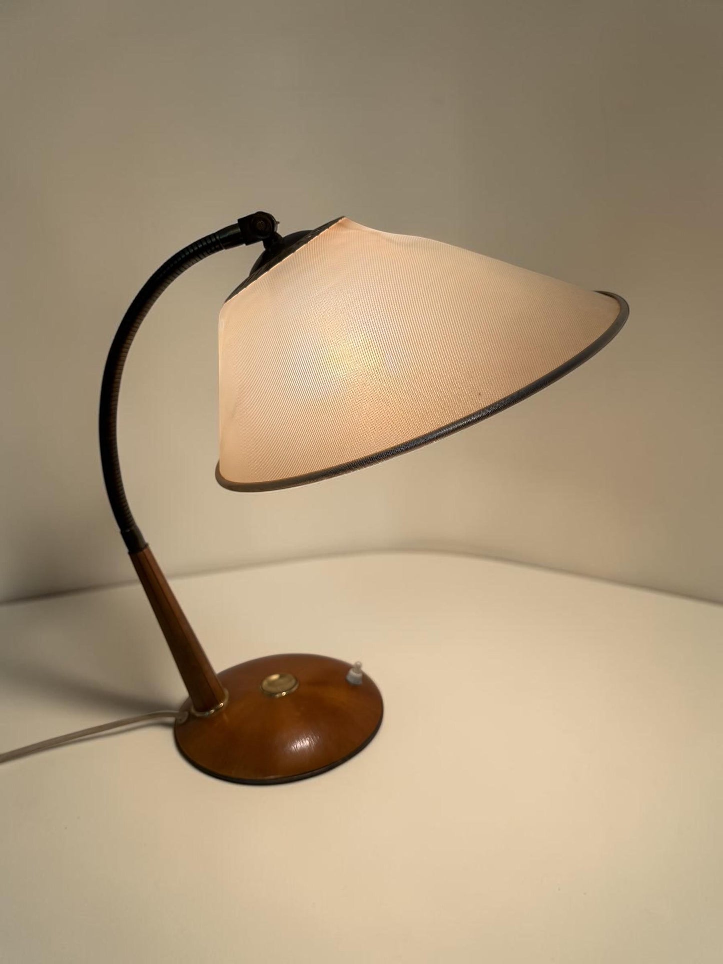 TEMDE Swiss Vintage 50s TableLamp, Mid-Century table desk Light luxury designer lamp