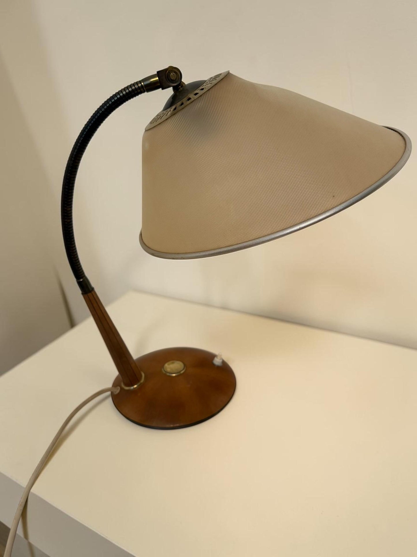 TEMDE Swiss Vintage 50s TableLamp, Mid-Century table desk Light luxury designer lamp