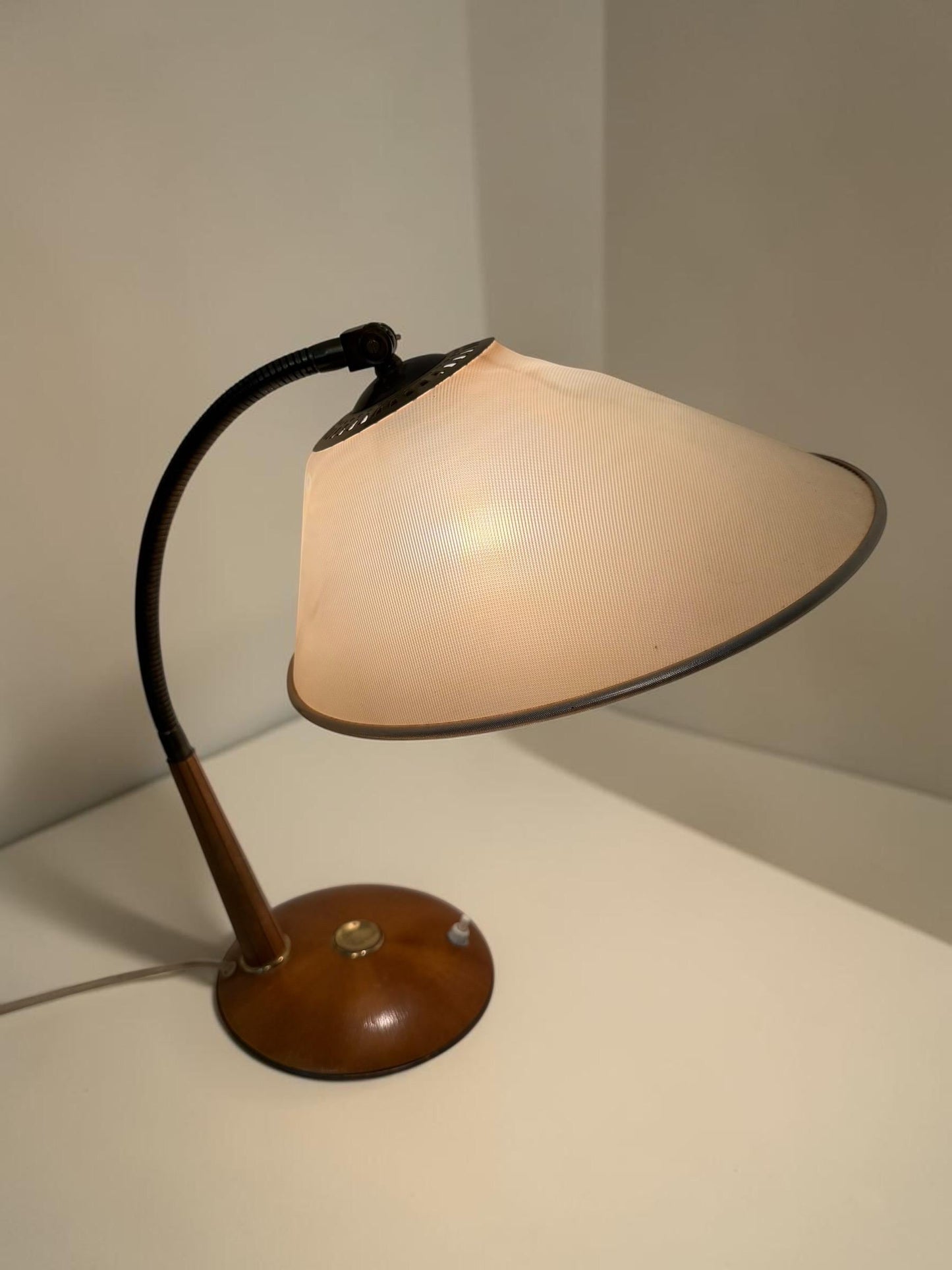 TEMDE Swiss Vintage 50s TableLamp, Mid-Century table desk Light luxury designer lamp