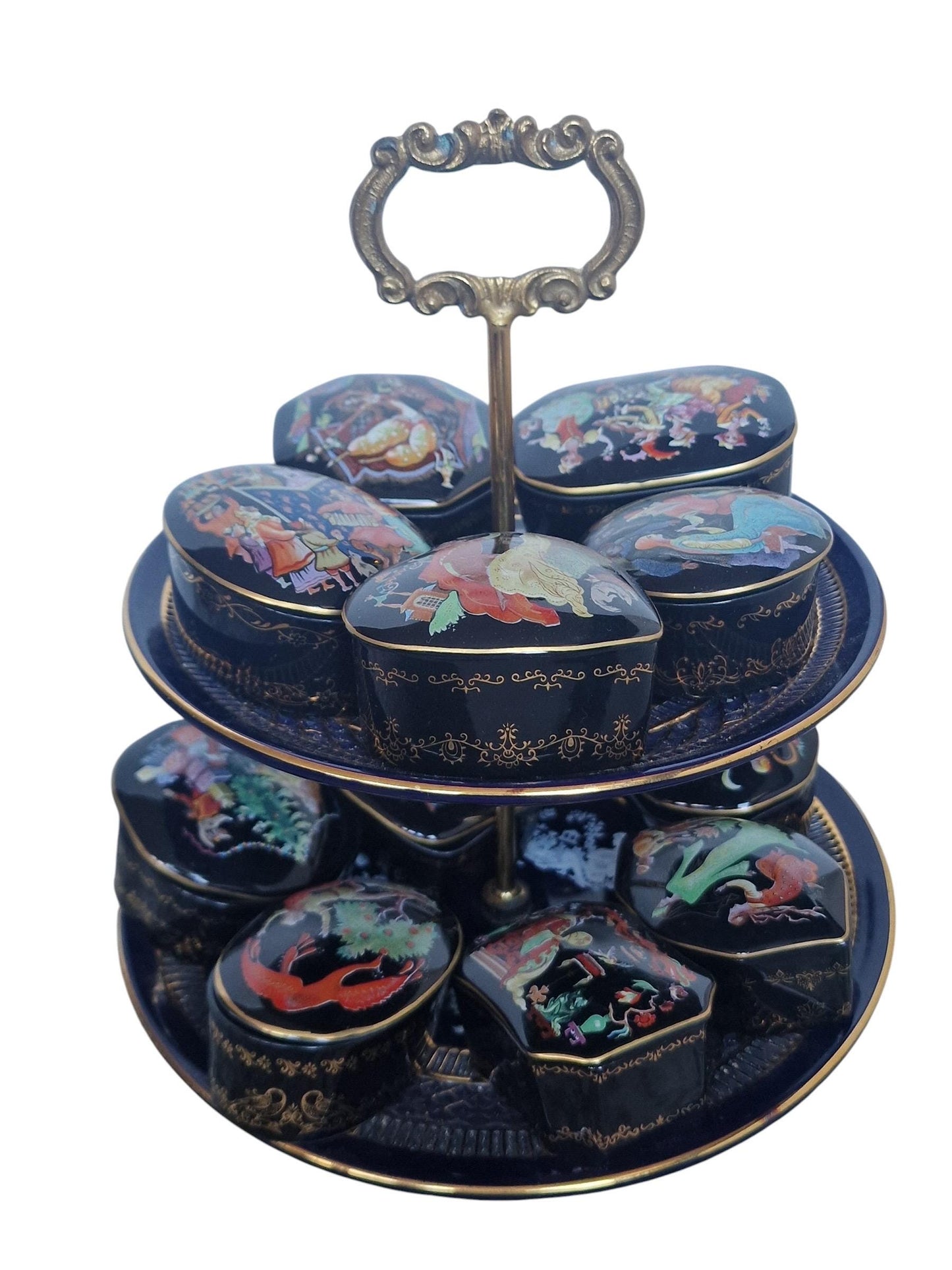 Tsjaikovski 12 x ballet master piece musicboxes by Natasha BESHENKOVSKY, complete collection