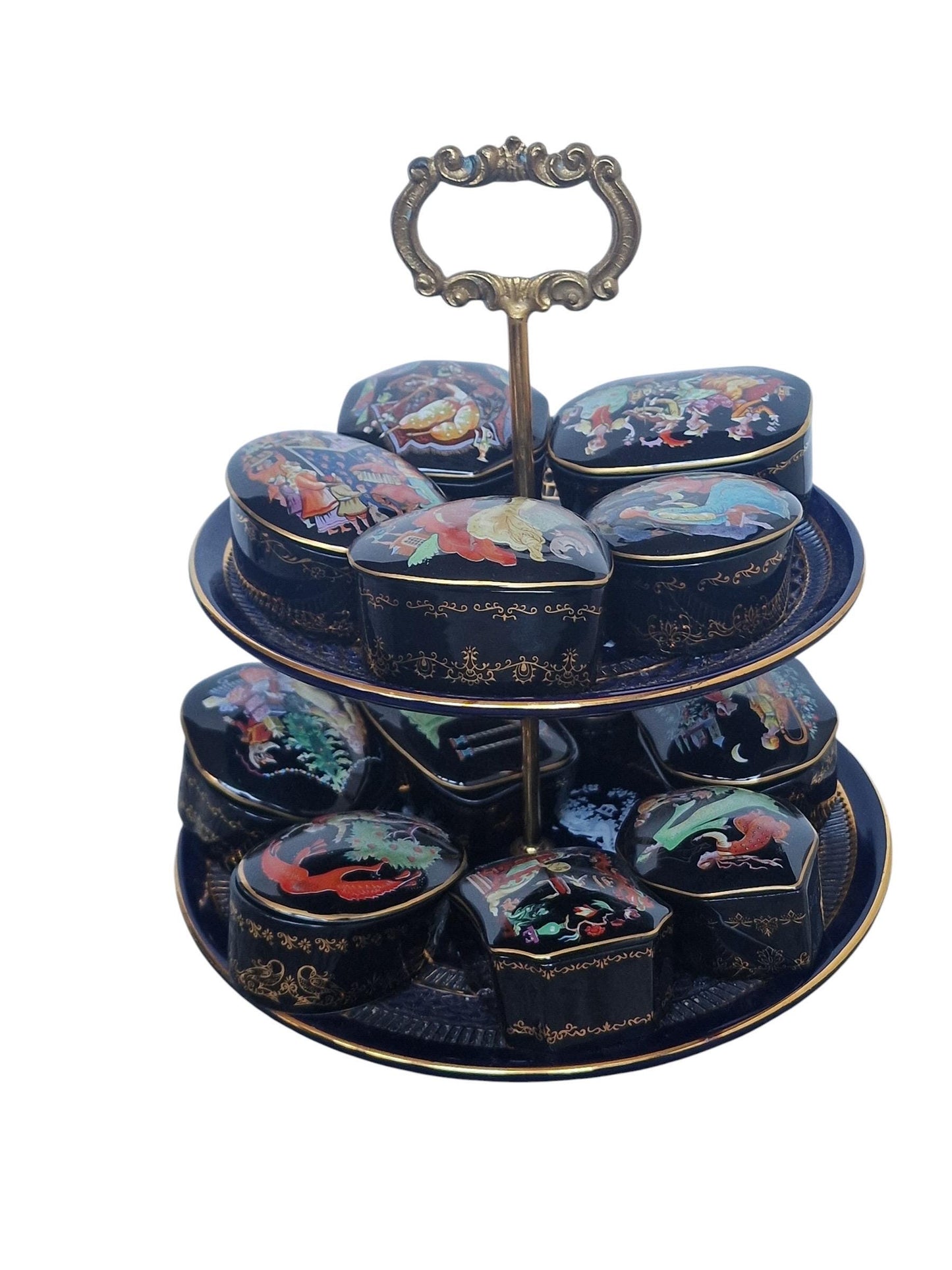 Tsjaikovski 12 x ballet master piece musicboxes by Natasha BESHENKOVSKY, complete collection