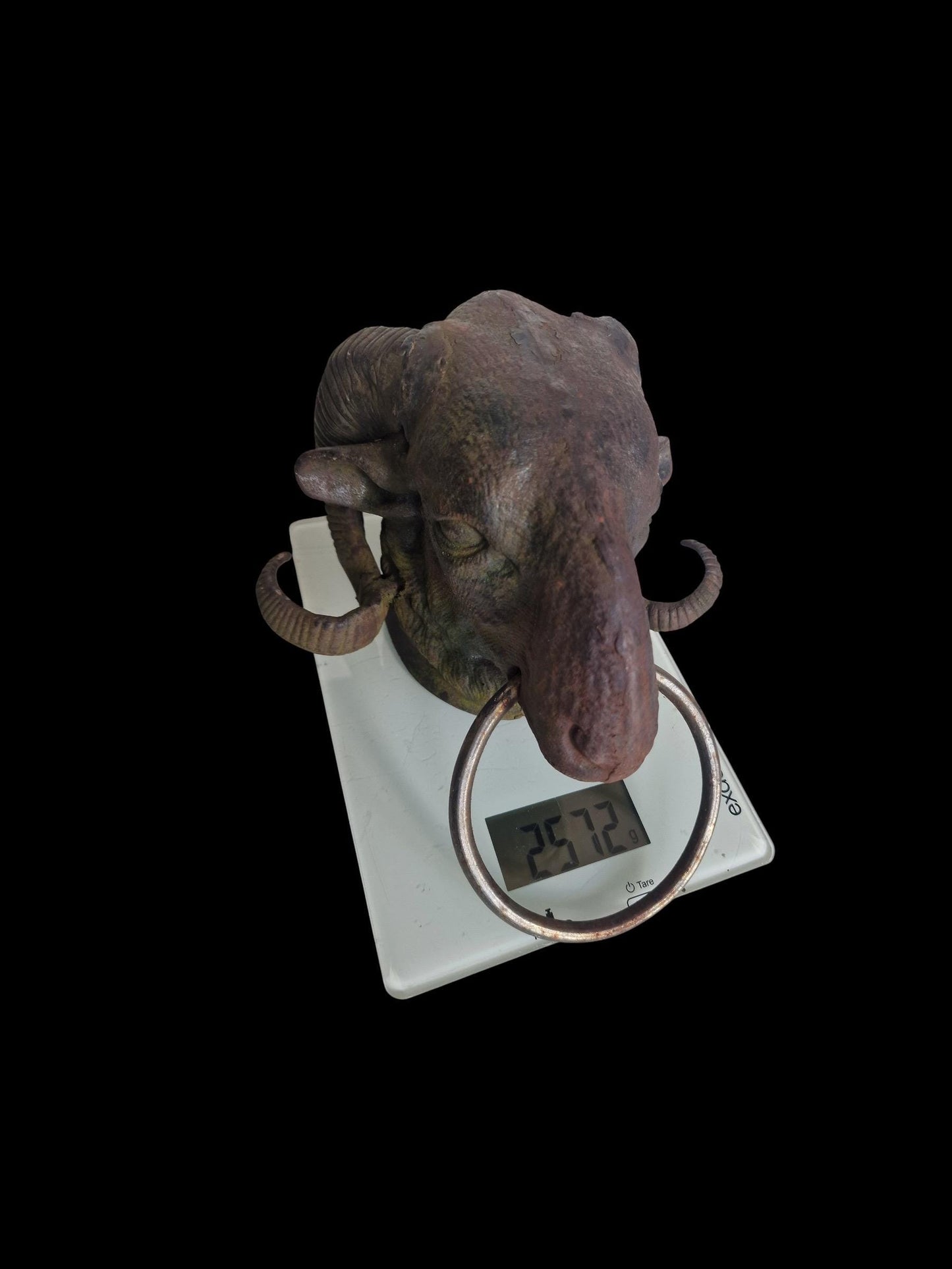 Pair of heavy Ram’s Head Door Knockers, set of 2