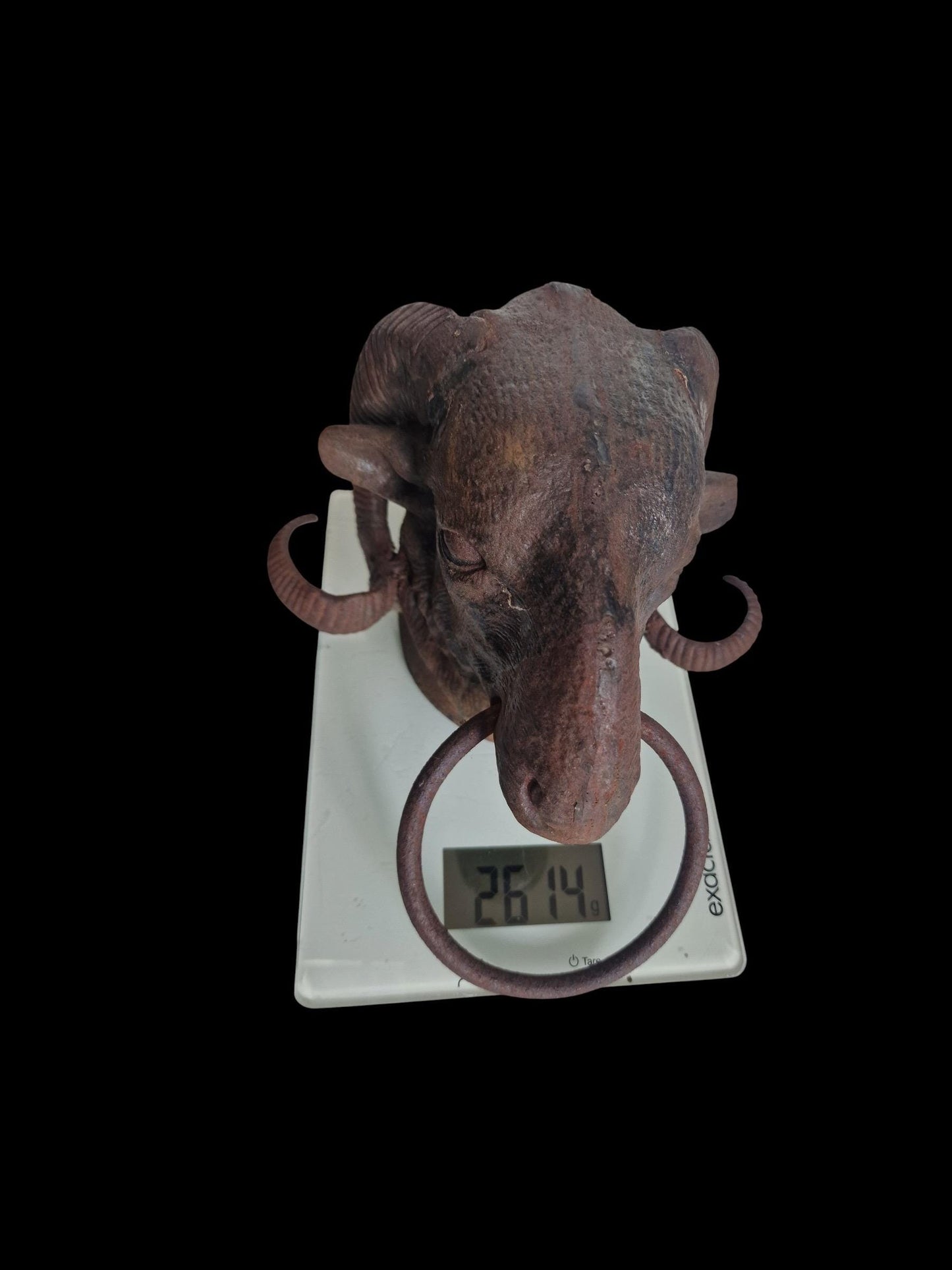 Pair of heavy Ram’s Head Door Knockers, set of 2