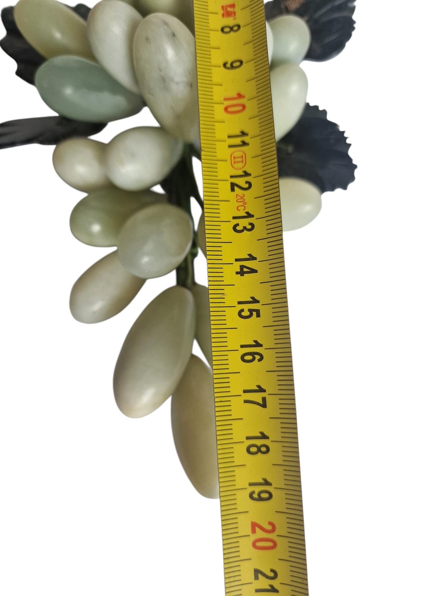 Vintage Chinese nephrite jade grape cluster.