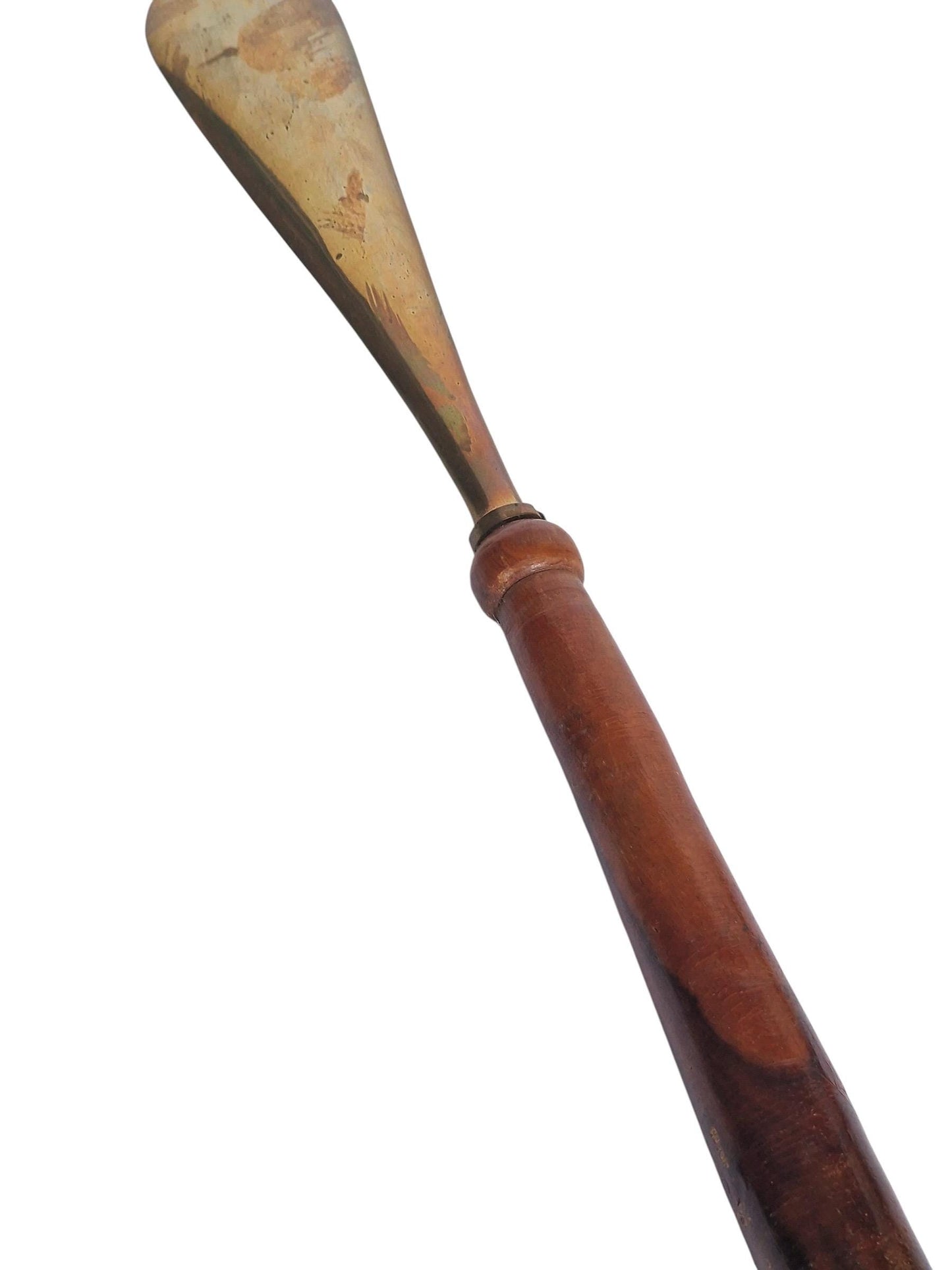Vintage firm Brass Duck Head Shoe Horn, luxury cottage countryhome