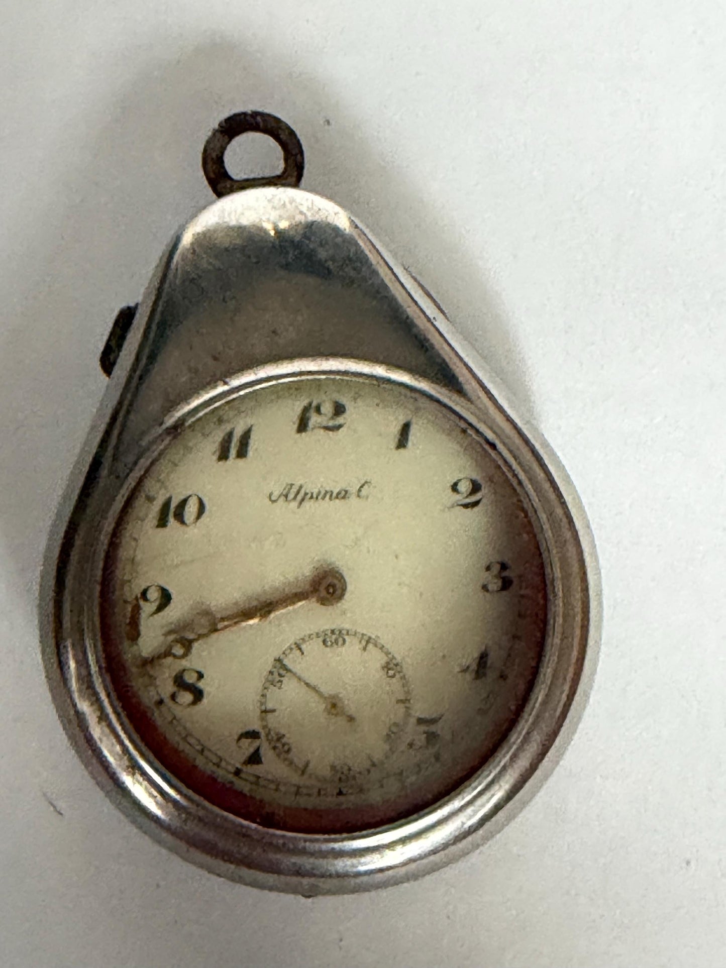 Alpina c zakhorloge, antique pocket watch in case