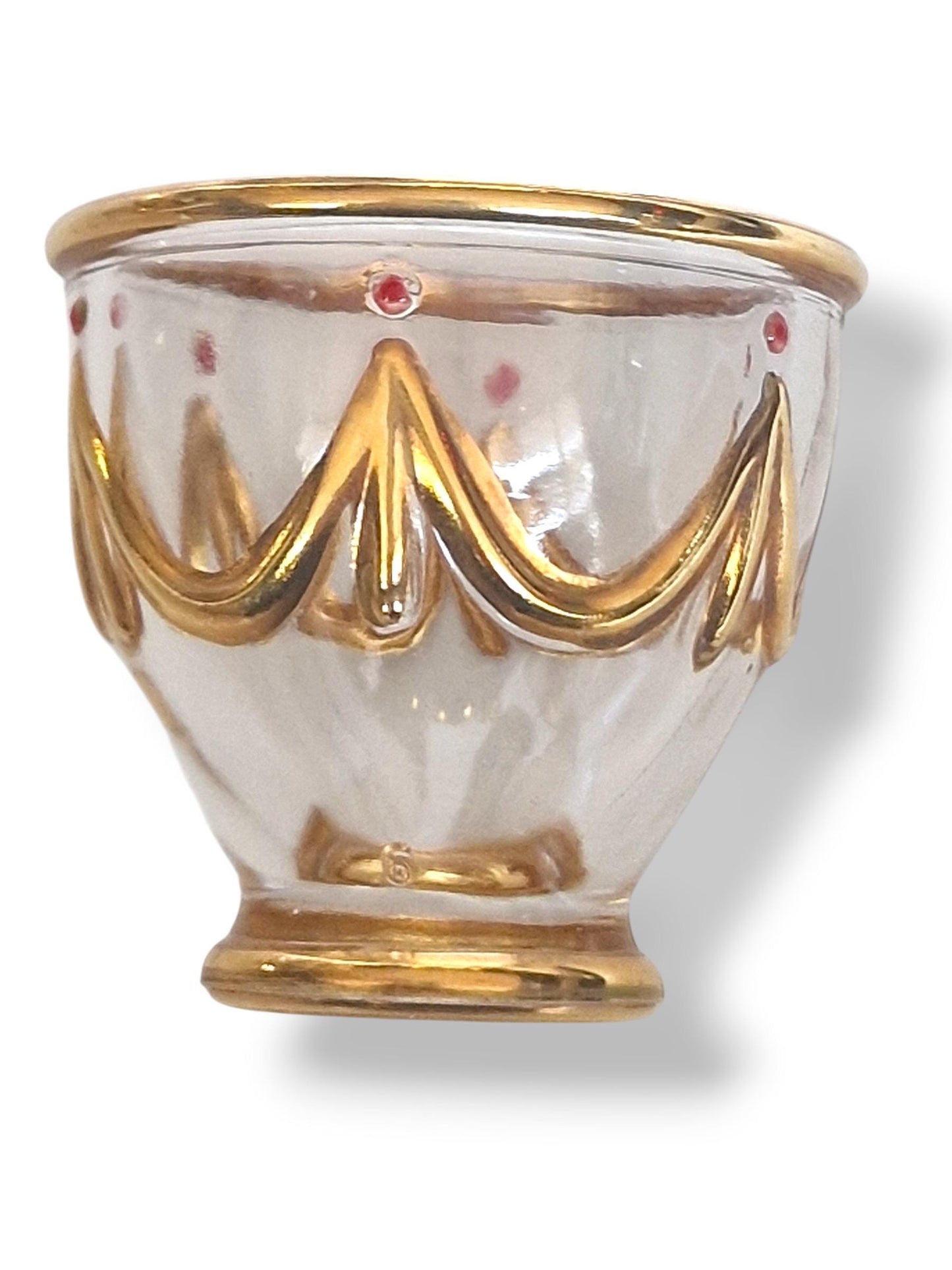 Faberge Egg, Imperial Collection liquer Decanter Set - Gold & Crystal, Limited Edition Fabergé emerald green